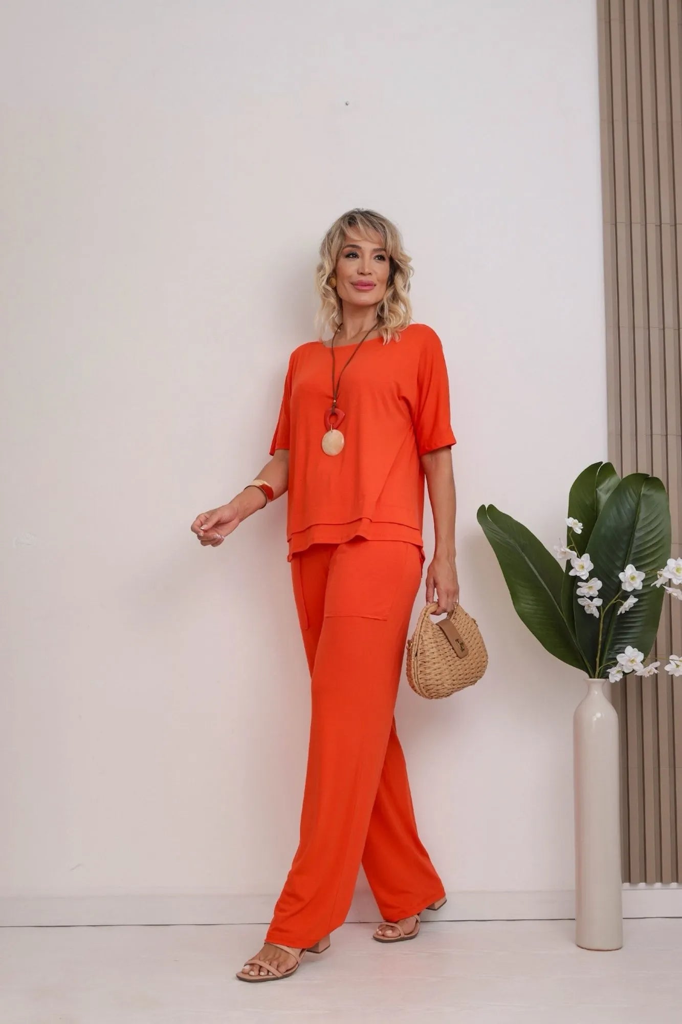 Conjunto Total Confort - Coral