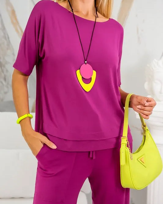 Conjunto Total Confort - Fucsia
