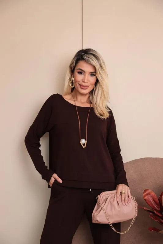 Conjunto Total Confort Inverno - Marrom