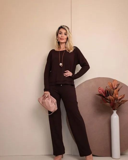 Conjunto Total Confort Inverno - Marrom