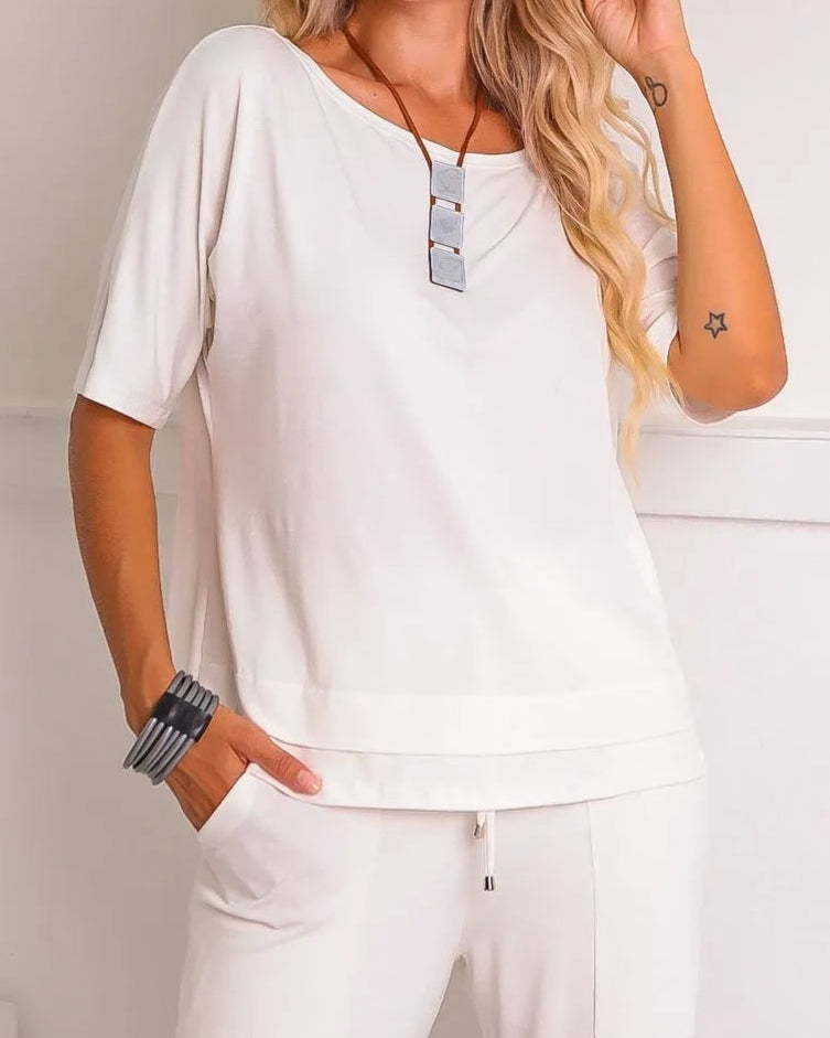 Conjunto Total Confort - Off White