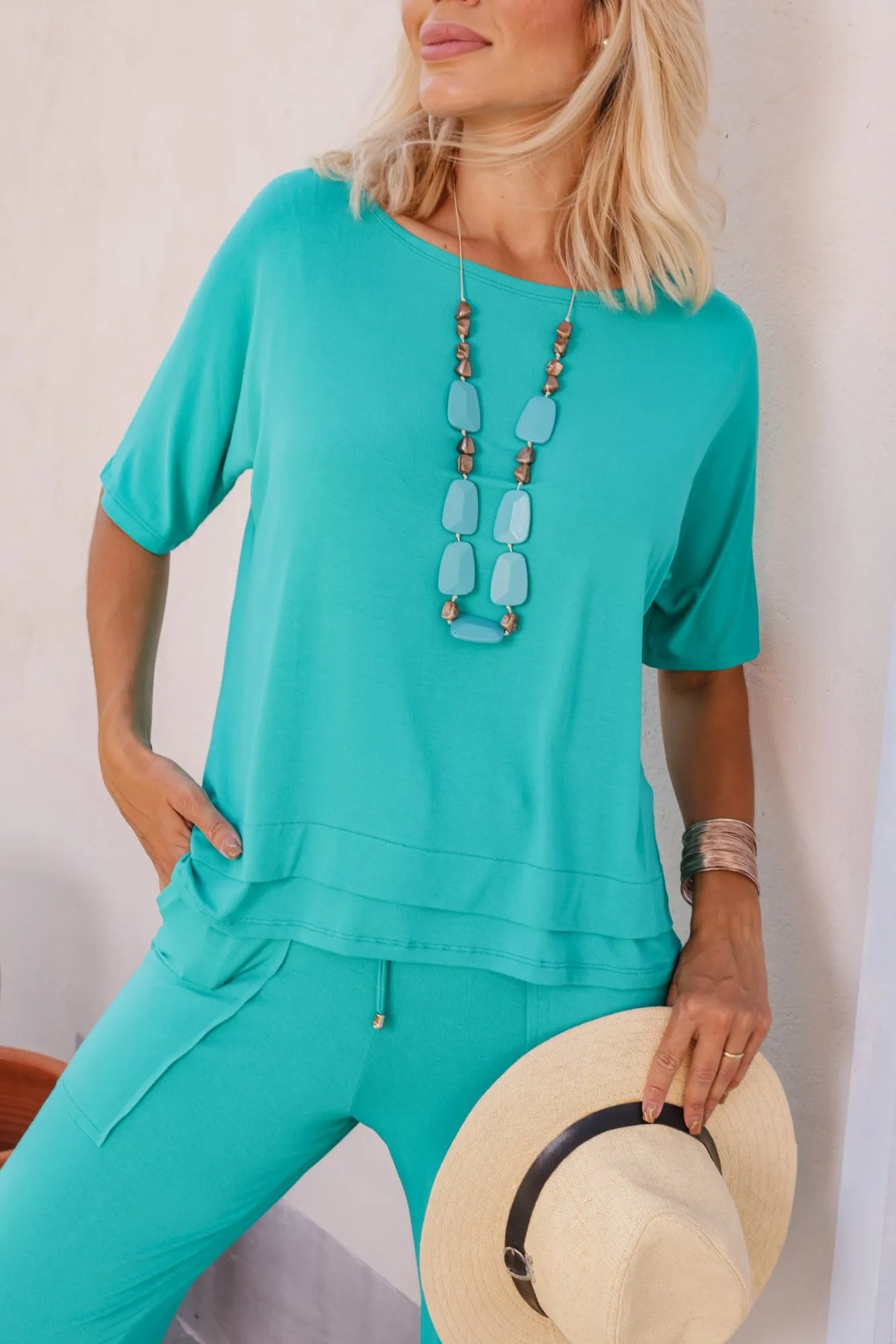 Conjunto Total Confort - Verde Turquesa