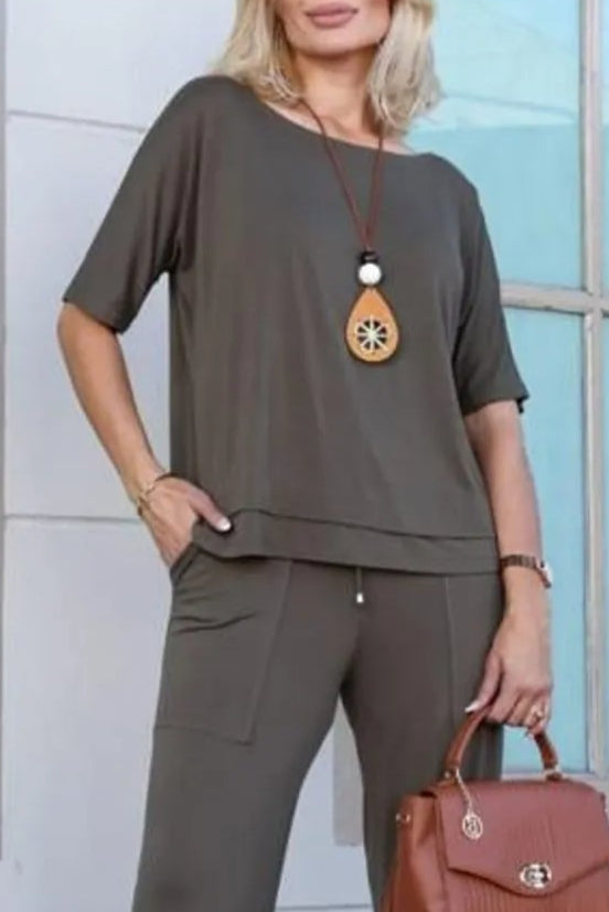 Conjunto Total Confort - Verde Militar