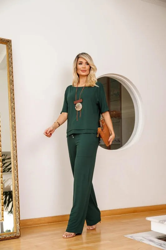 Conjunto Total Confort - Verde Musgo