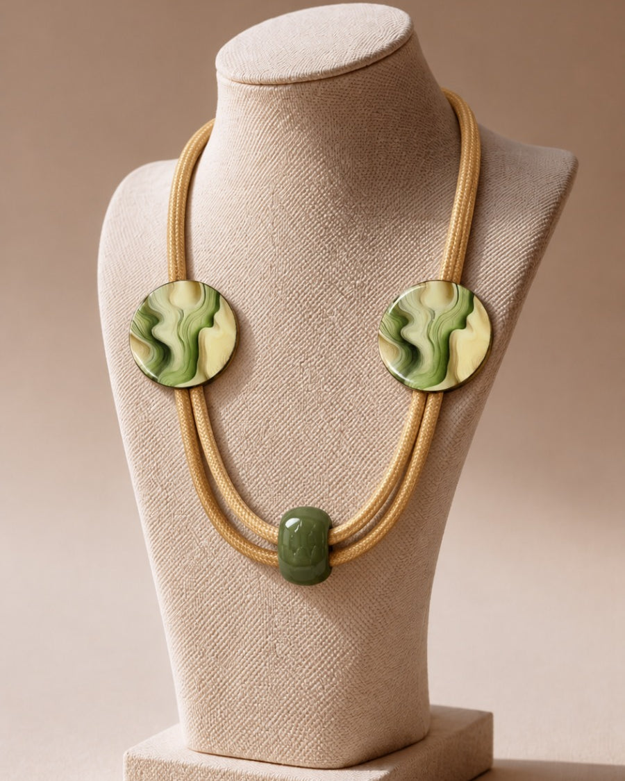 Colar Aros - Verde