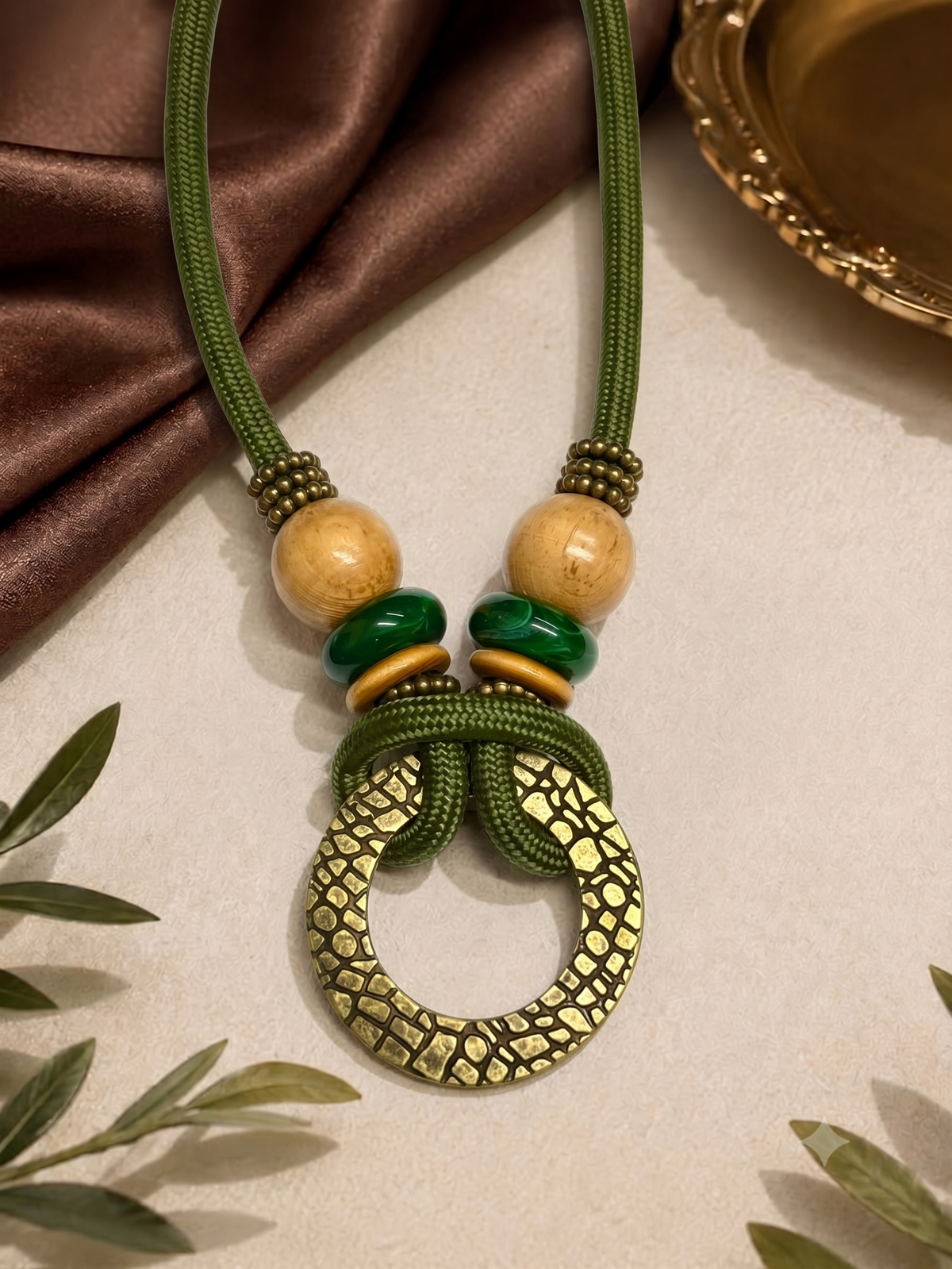 Colar Snake - Verde