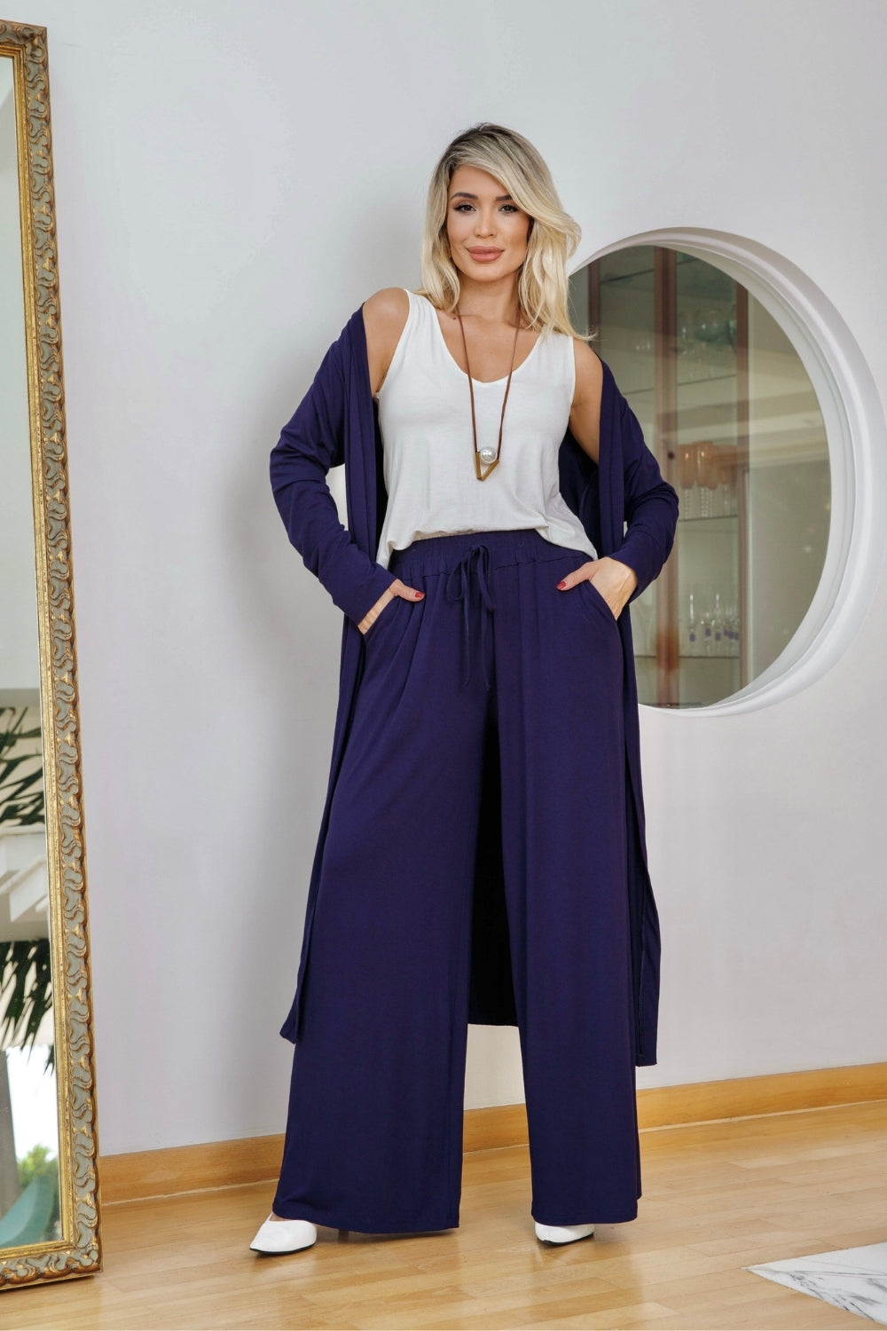 Conjunto Amalfi - Azul Marinho