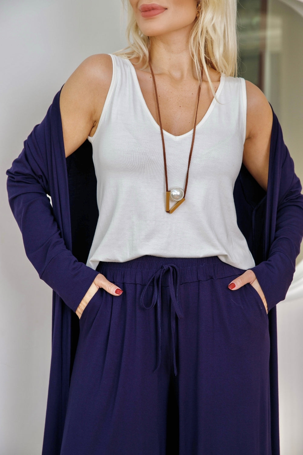 Conjunto Amalfi - Azul Marinho