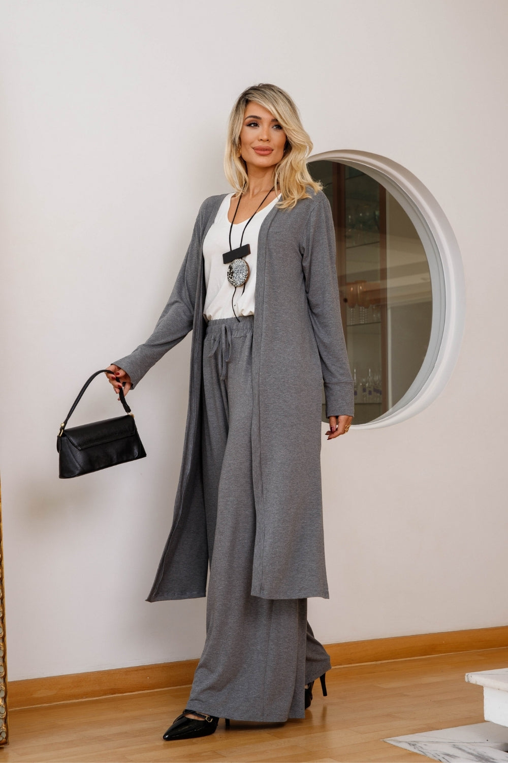 Conjunto Amalfi - Cinza