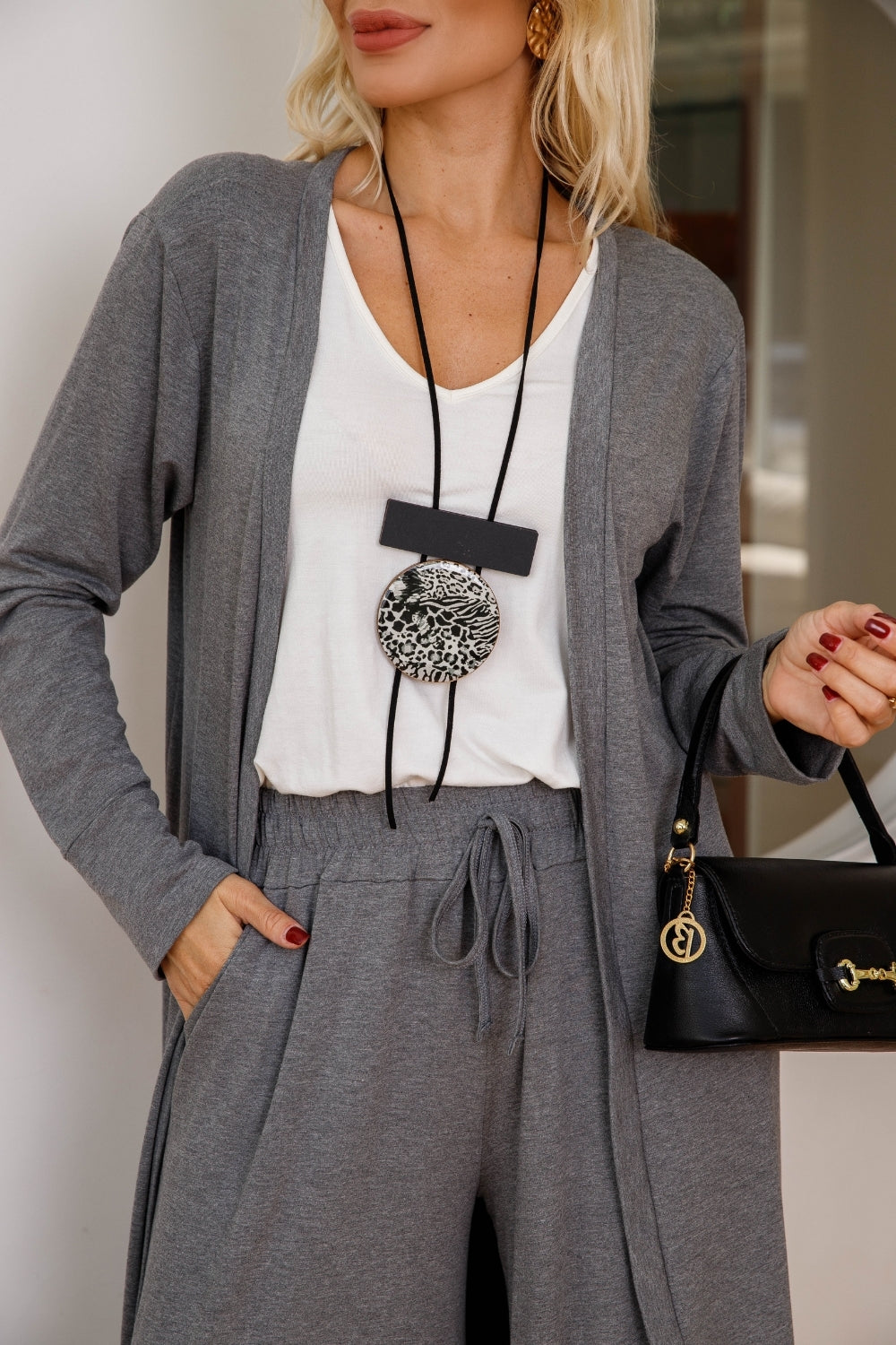 Conjunto Amalfi - Cinza