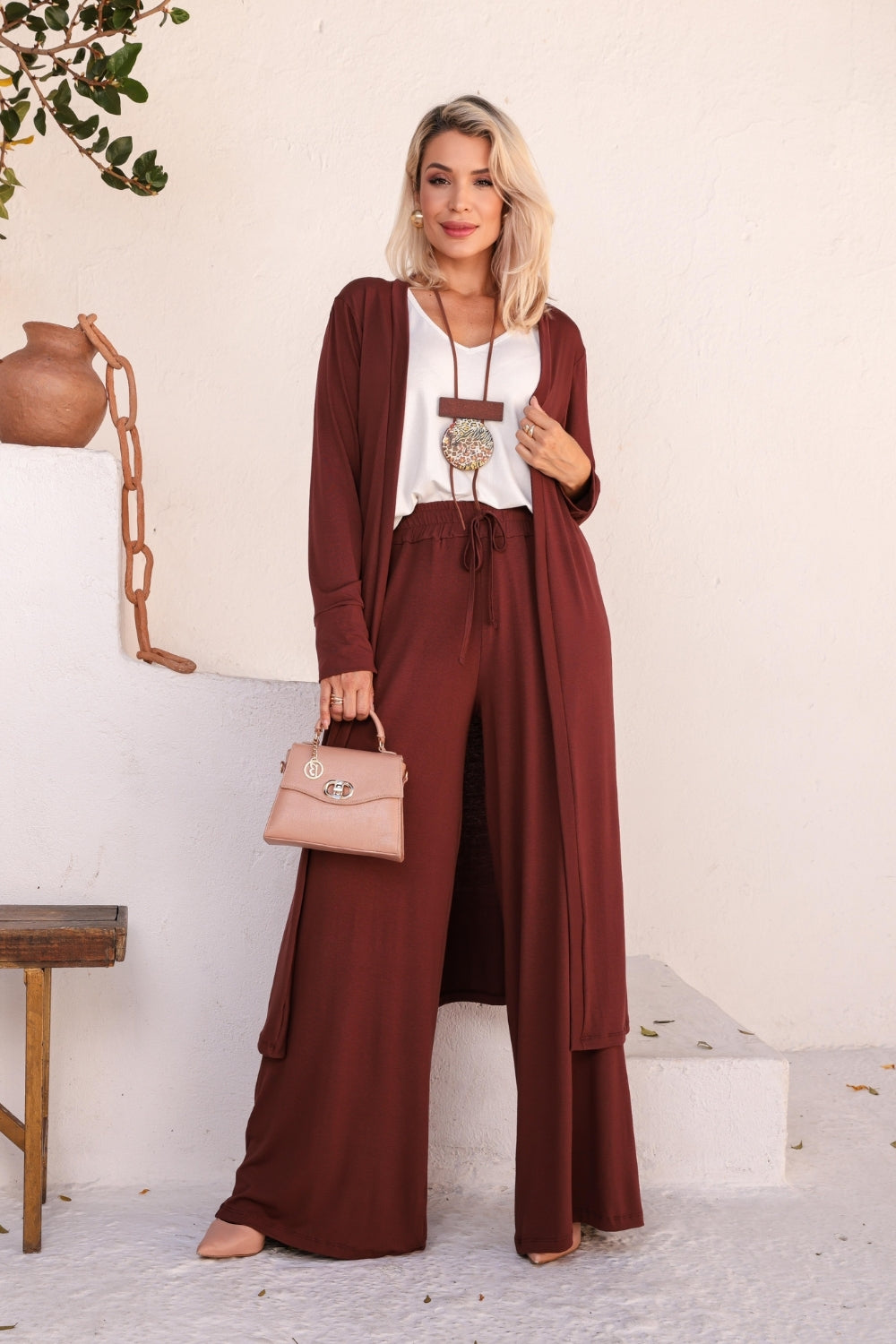 Conjunto Amalfi - Marrom