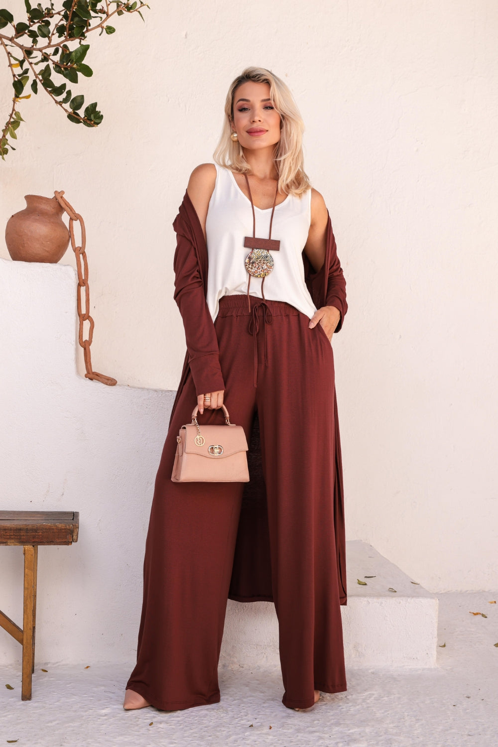 Conjunto Amalfi - Marrom