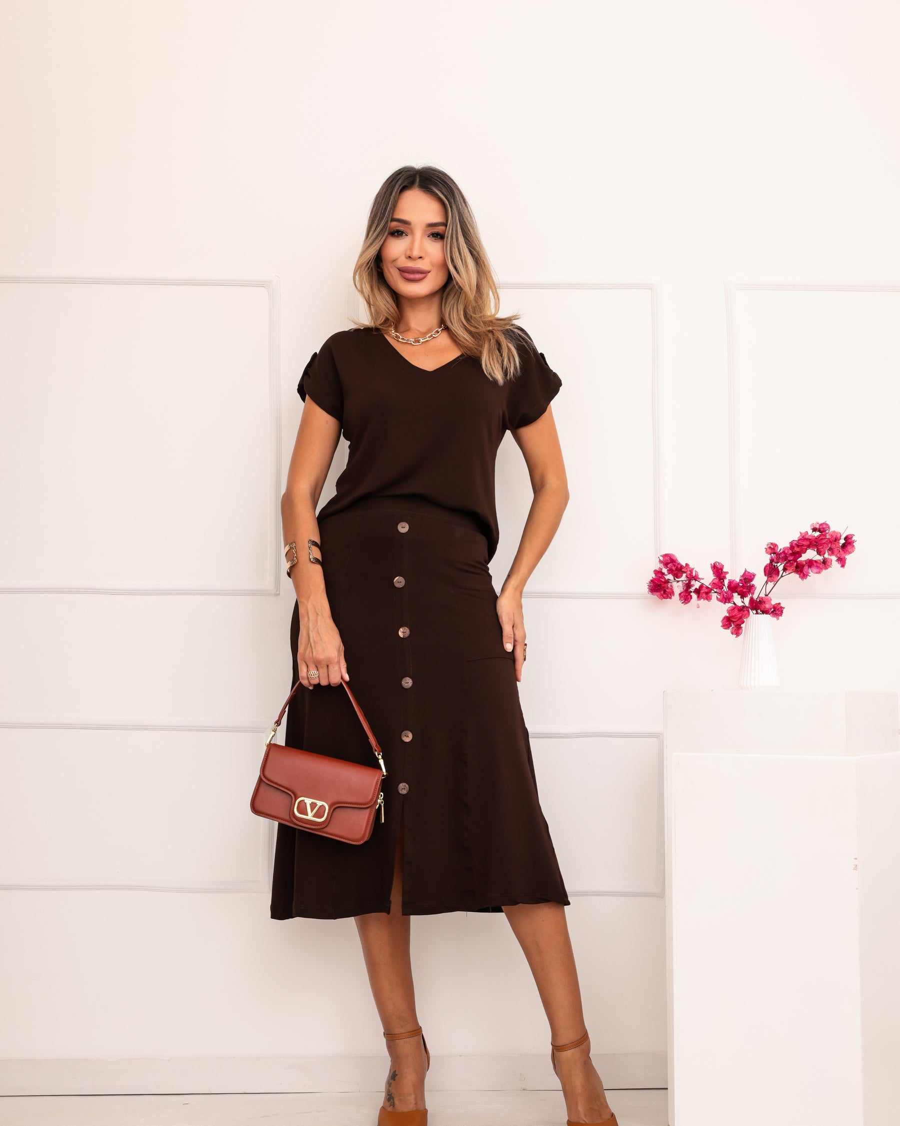 Conjunto Ambience - Marrom