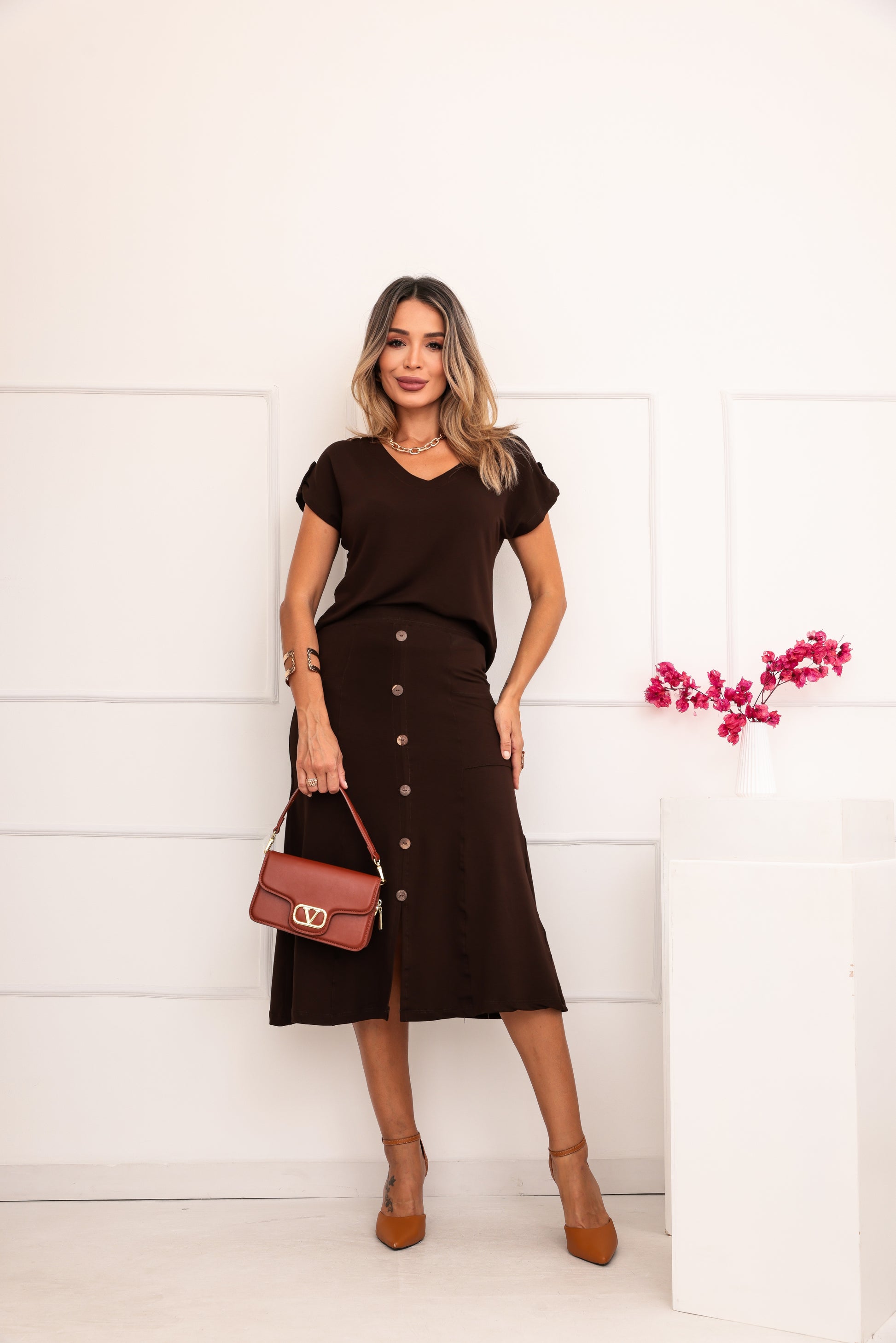 Conjunto Ambience - Marrom