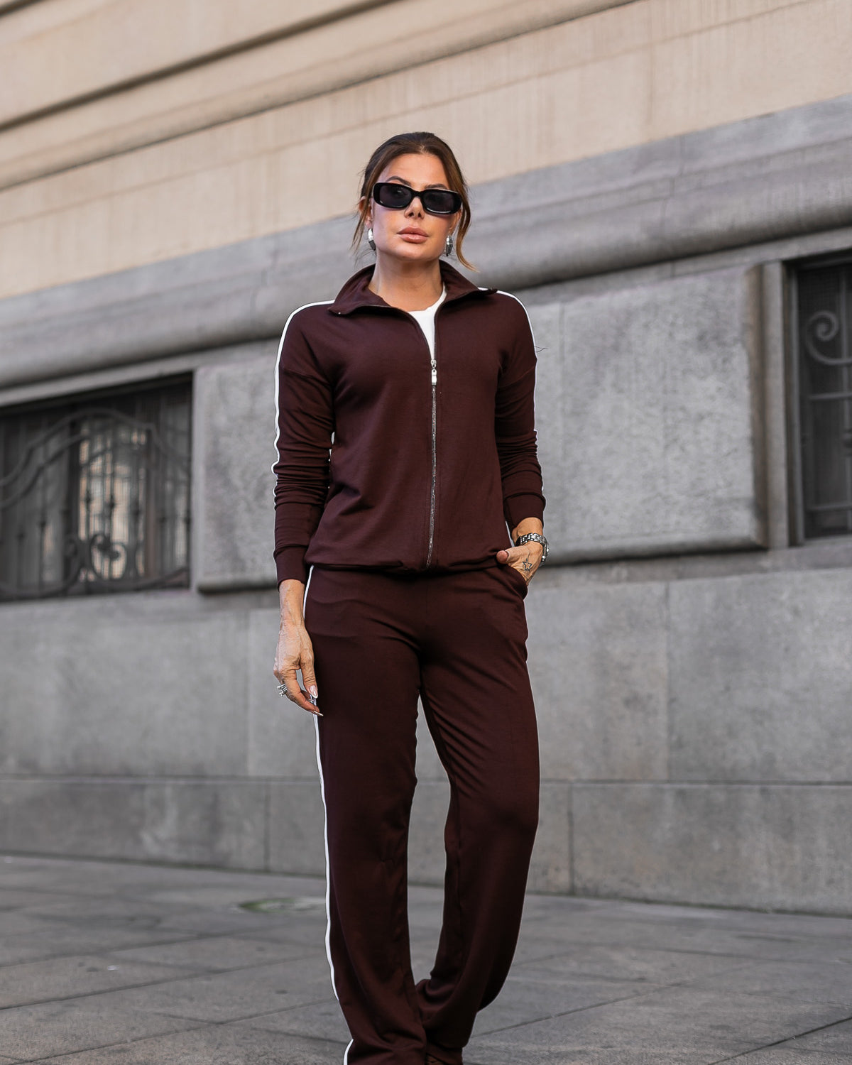 Conjunto Amsterdam - Marrom