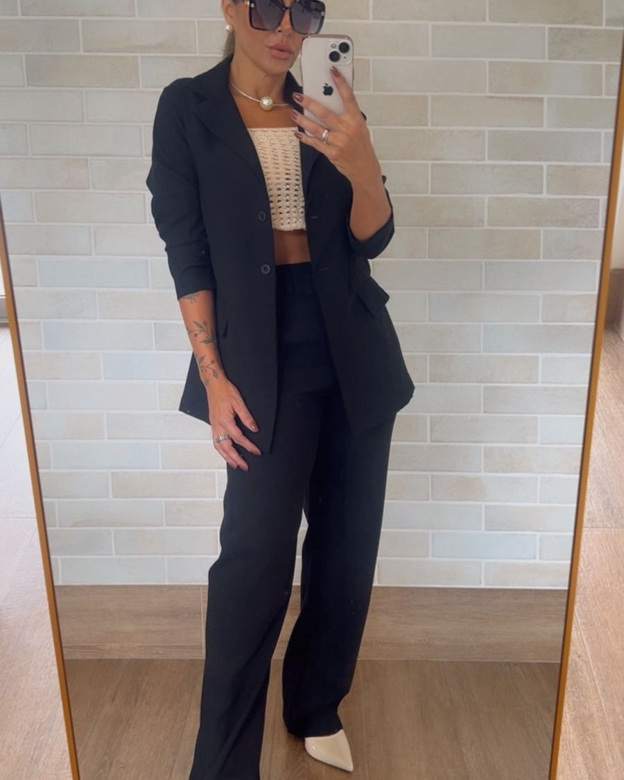 Conjunto Blazer Siena - Preto