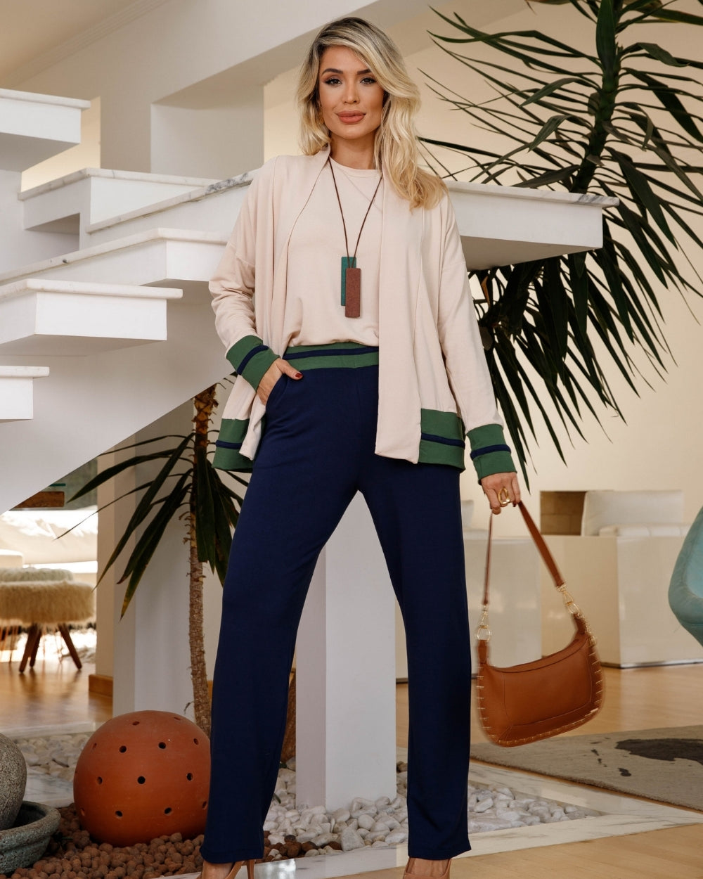 Conjunto Class - Azul Marinho
