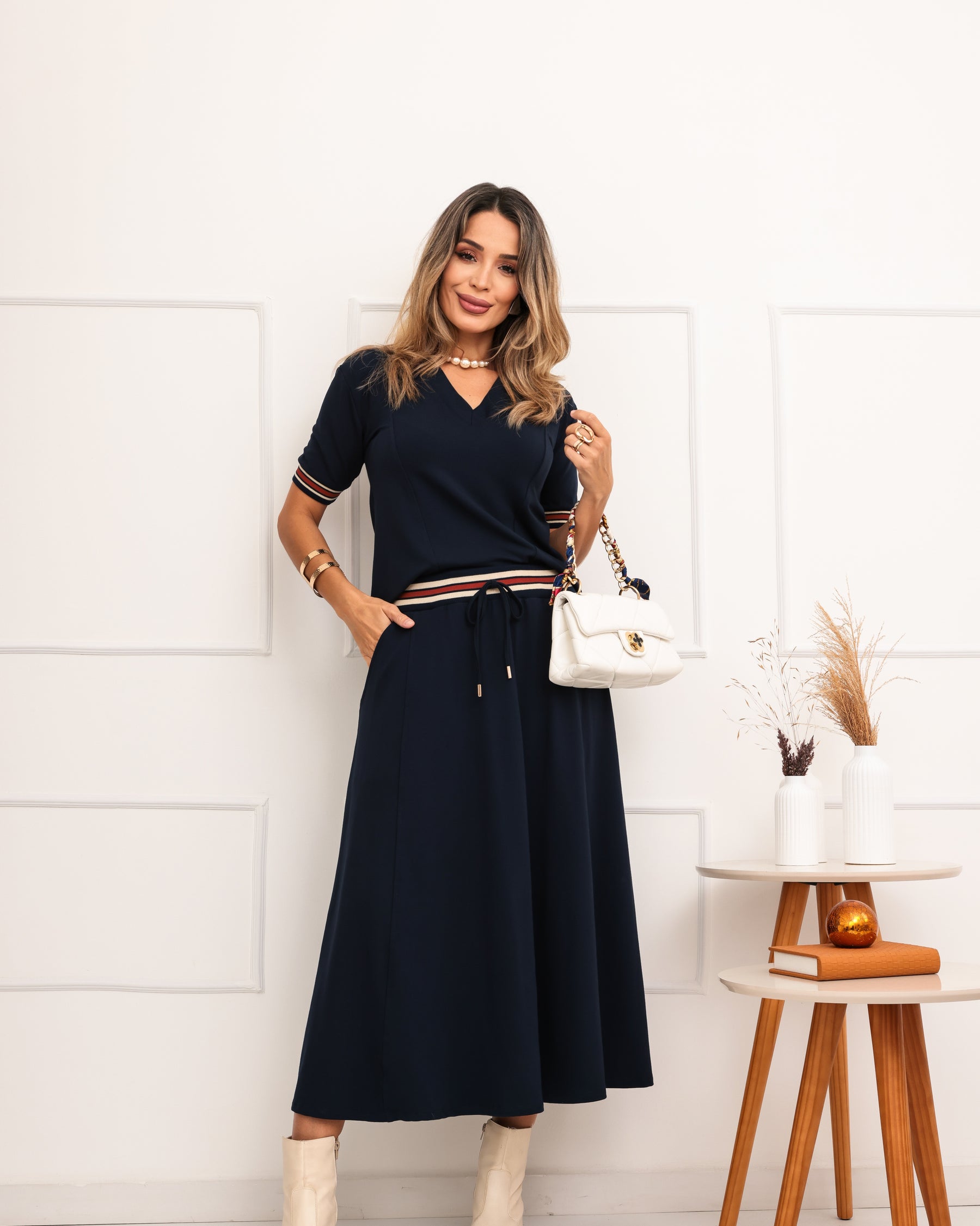 Conjunto Colorado - Azul Marinho