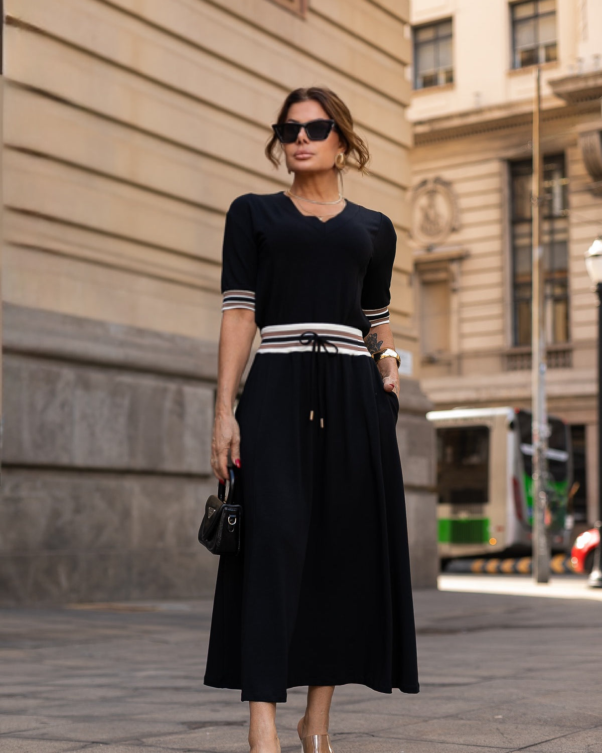 Conjunto Colorado - Preto