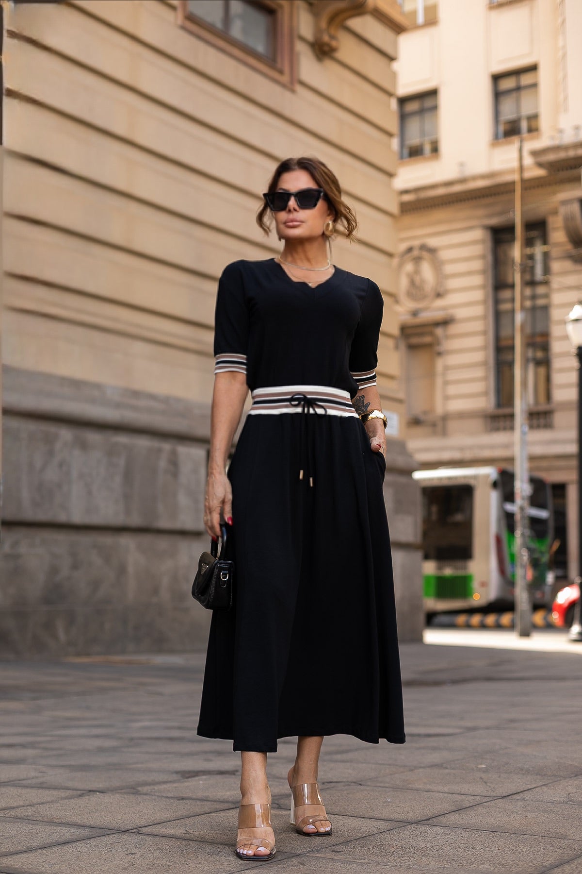 Conjunto Colorado - Preto