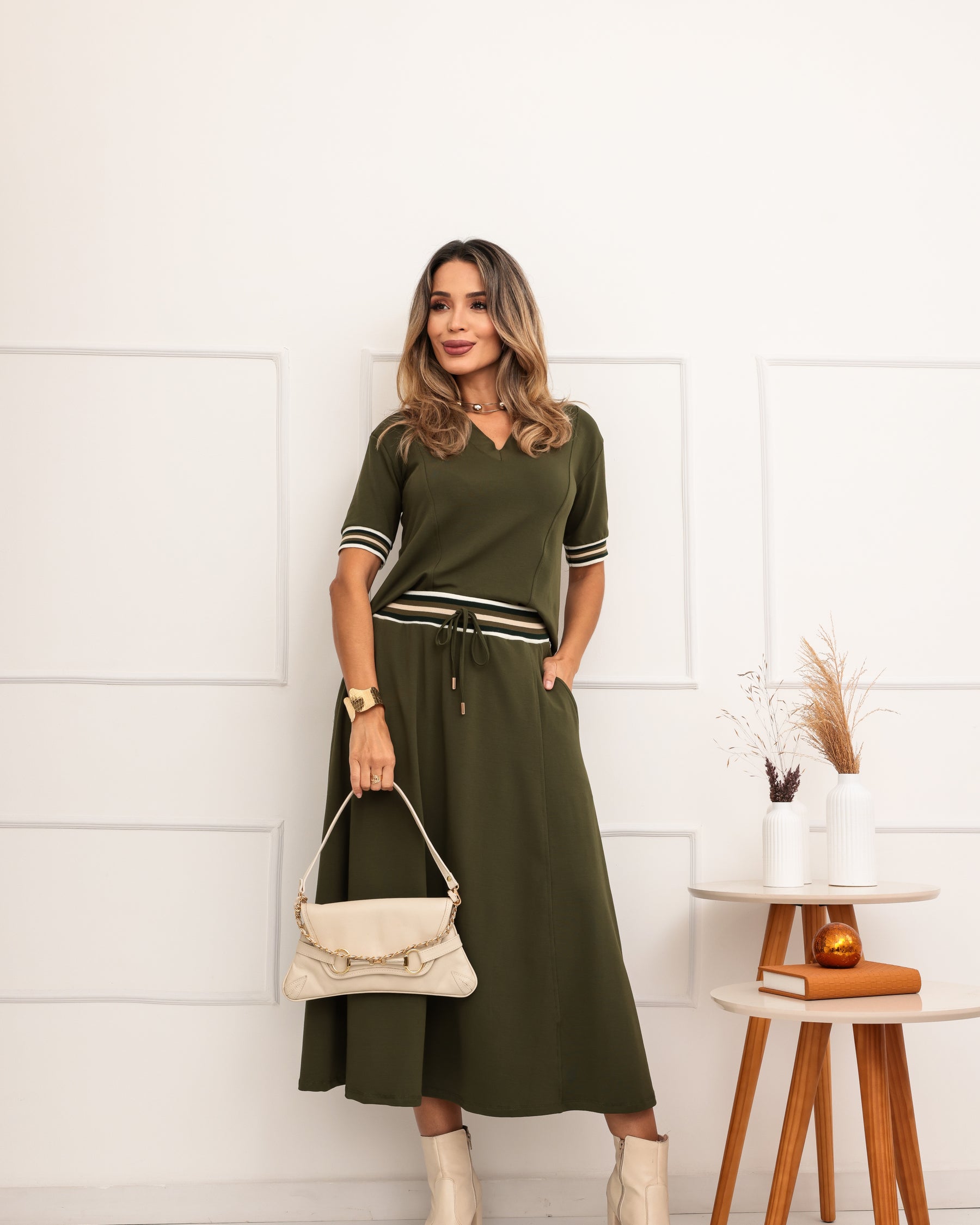 Conjunto Colorado - Verde Militar