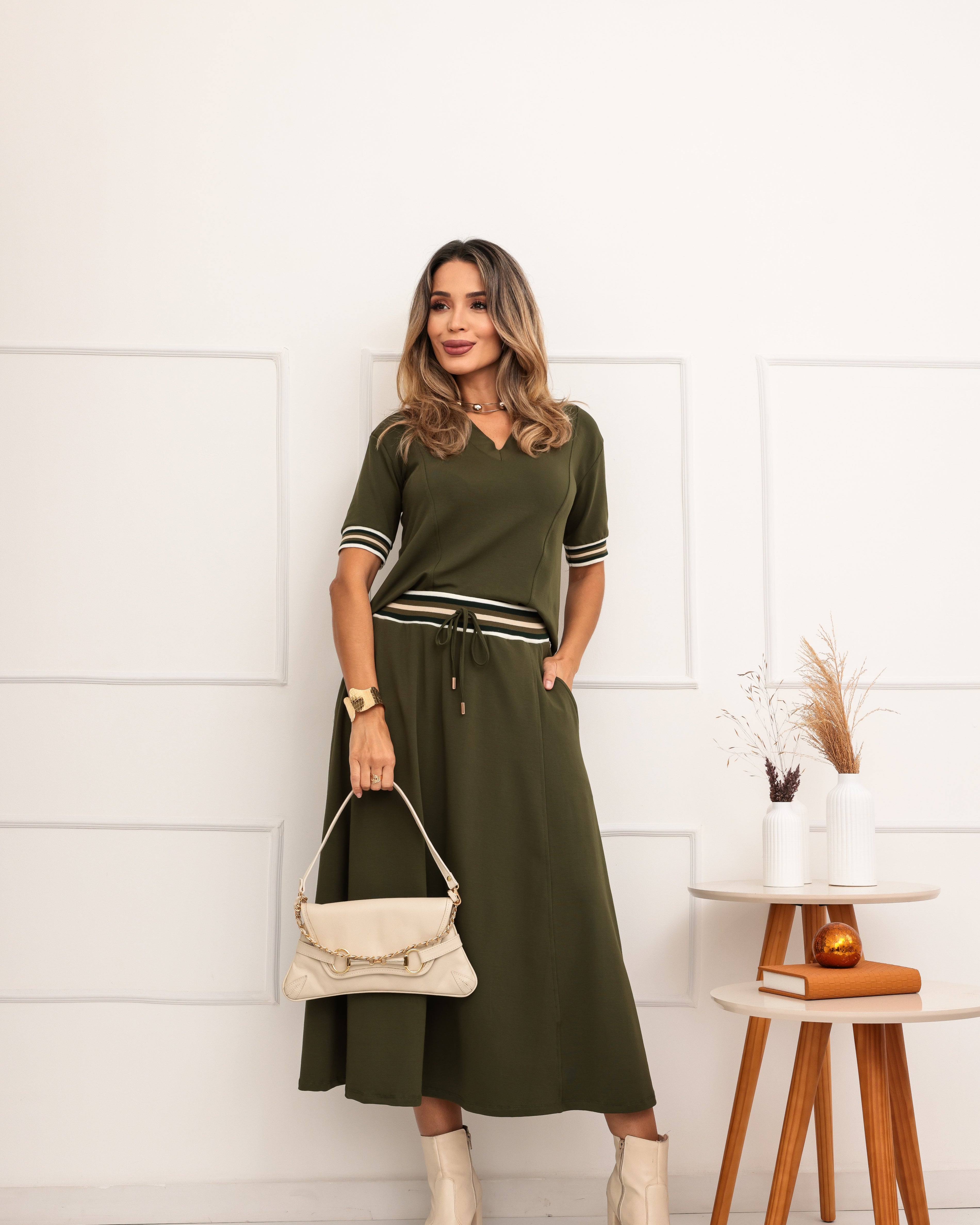 Conjunto Colorado - Verde Militar