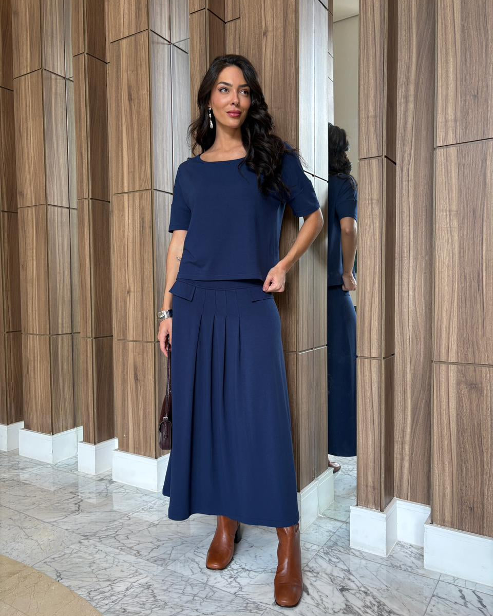 Conjunto D'Avila - Azul Marinho