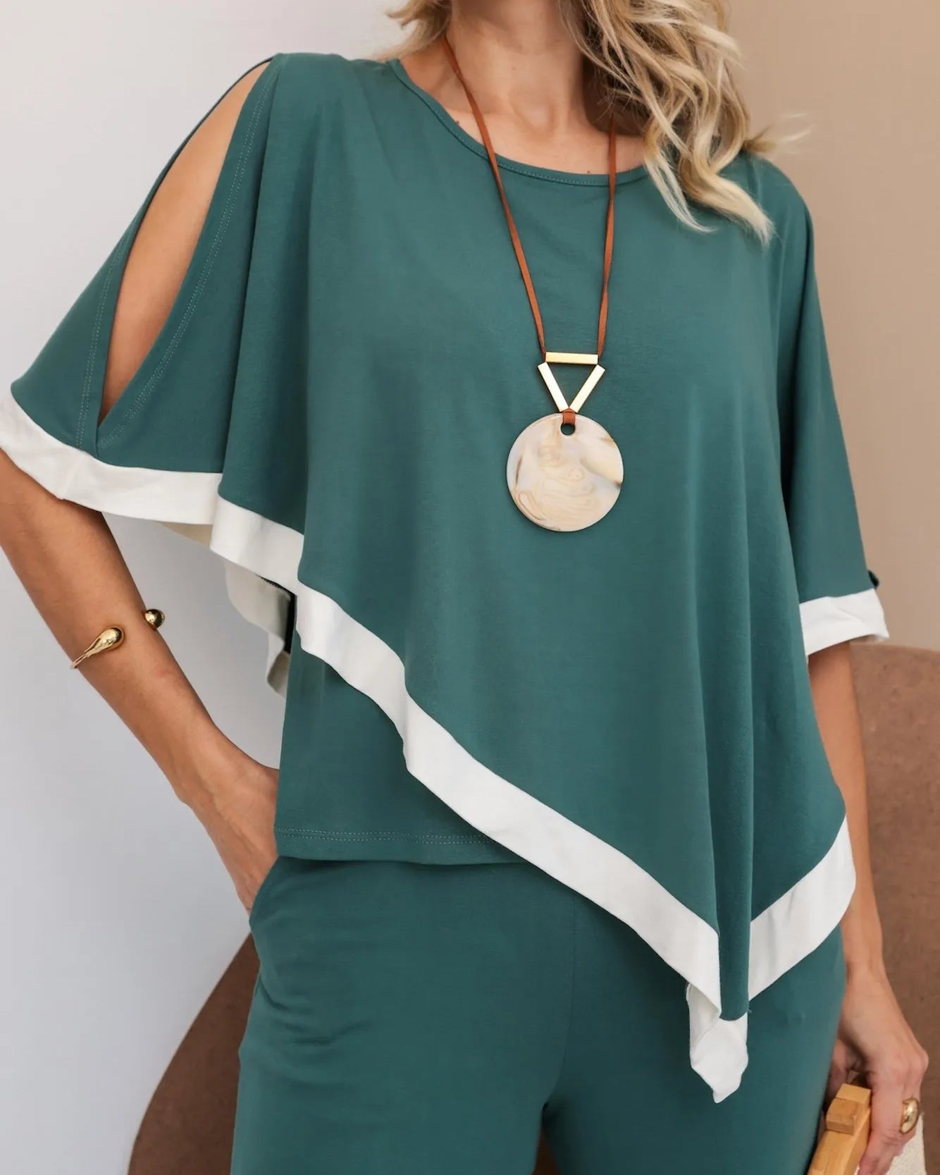 Conjunto Dalla Gold - Verde Oliva
