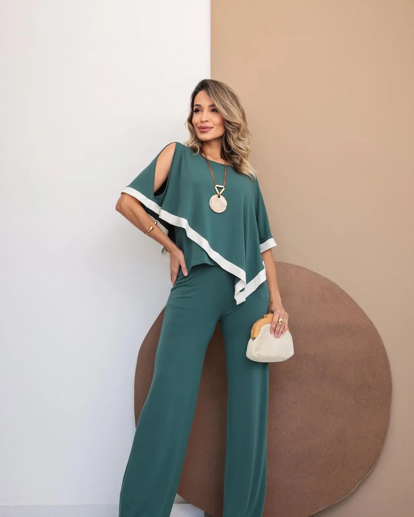 Conjunto Dalla Gold - Verde Oliva