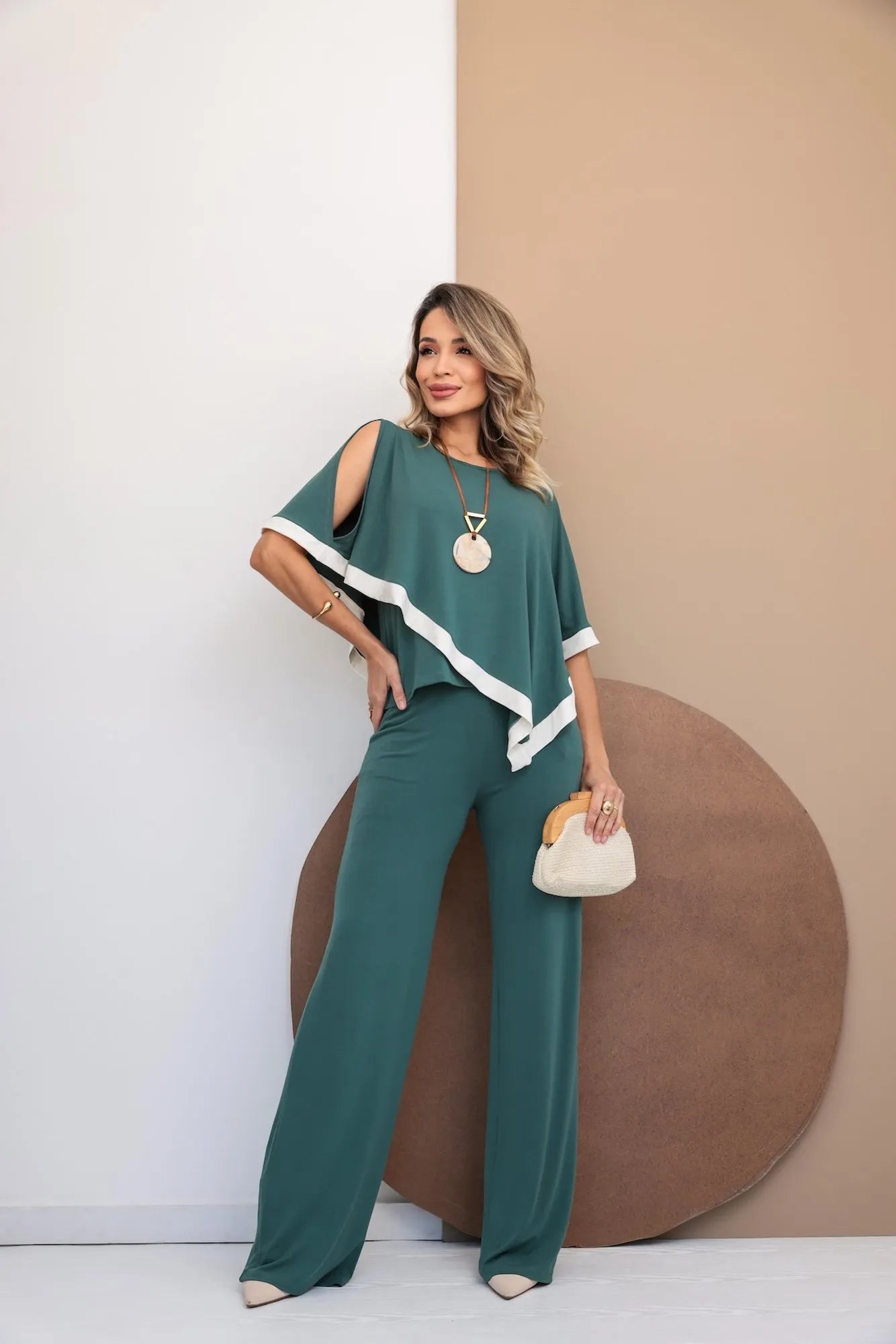 Conjunto Dalla Gold - Verde Oliva