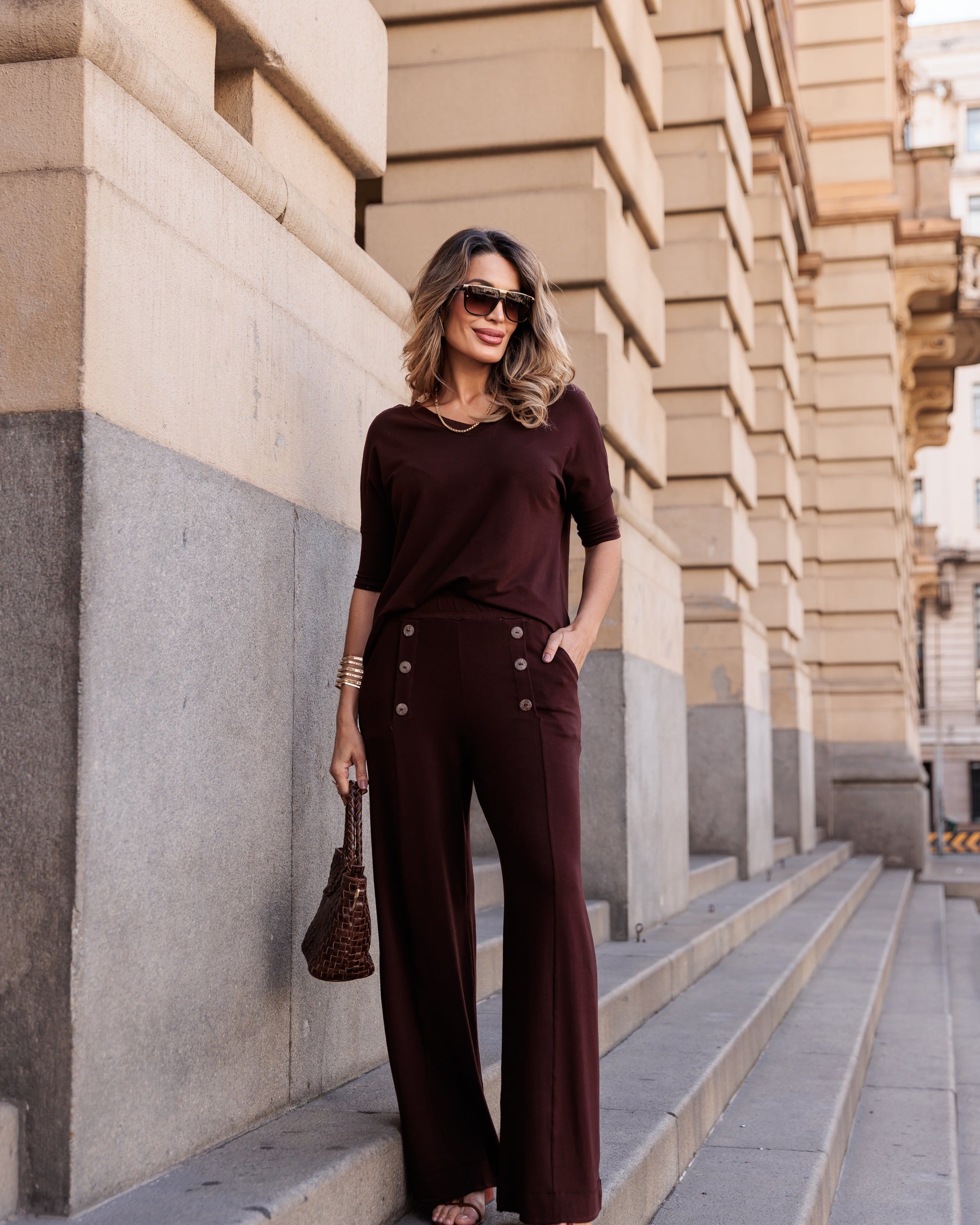 Conjunto Ever - Marrom