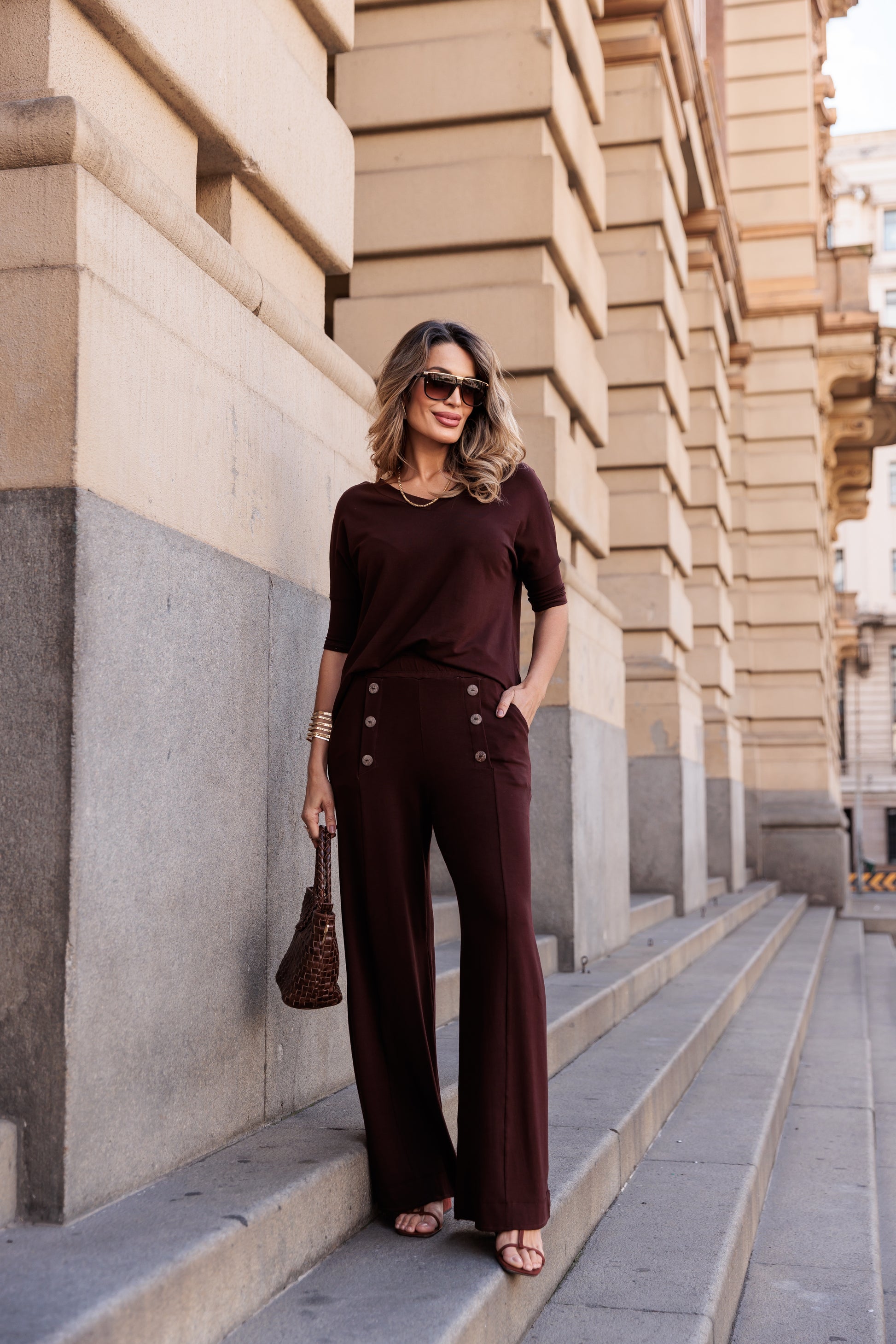 Conjunto Ever - Marrom