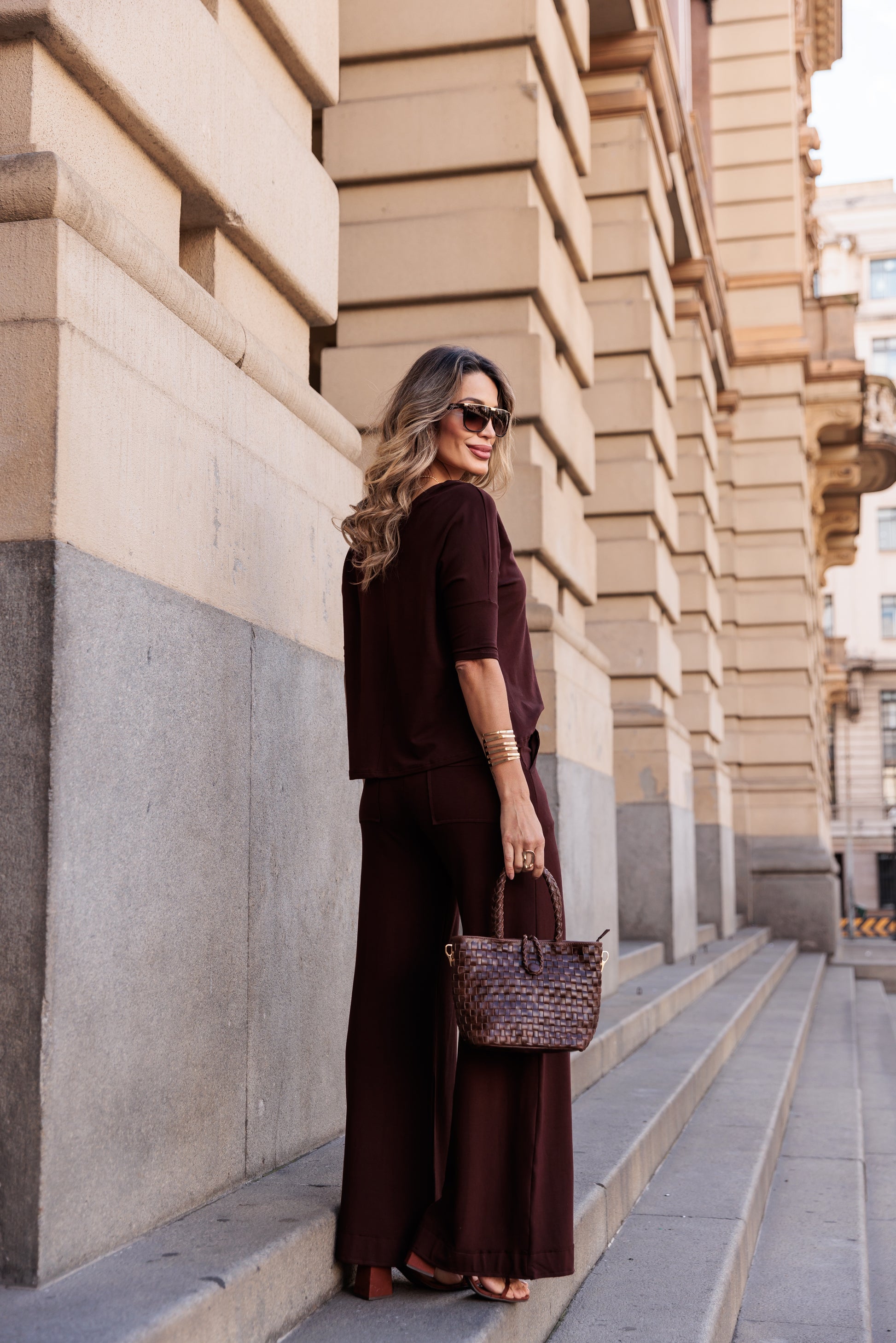 Conjunto Ever - Marrom