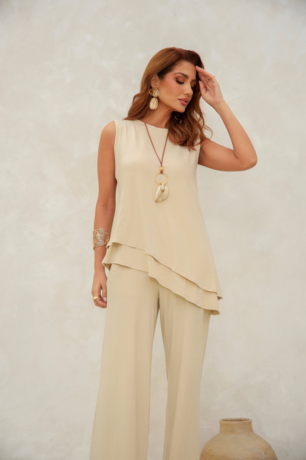 Conjunto Florence - Bege
