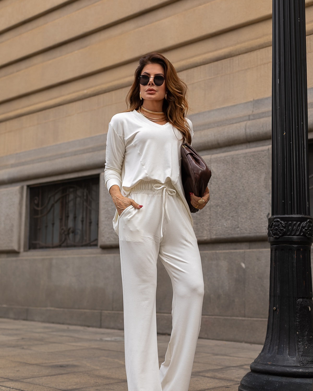 Conjunto Florida - Off White