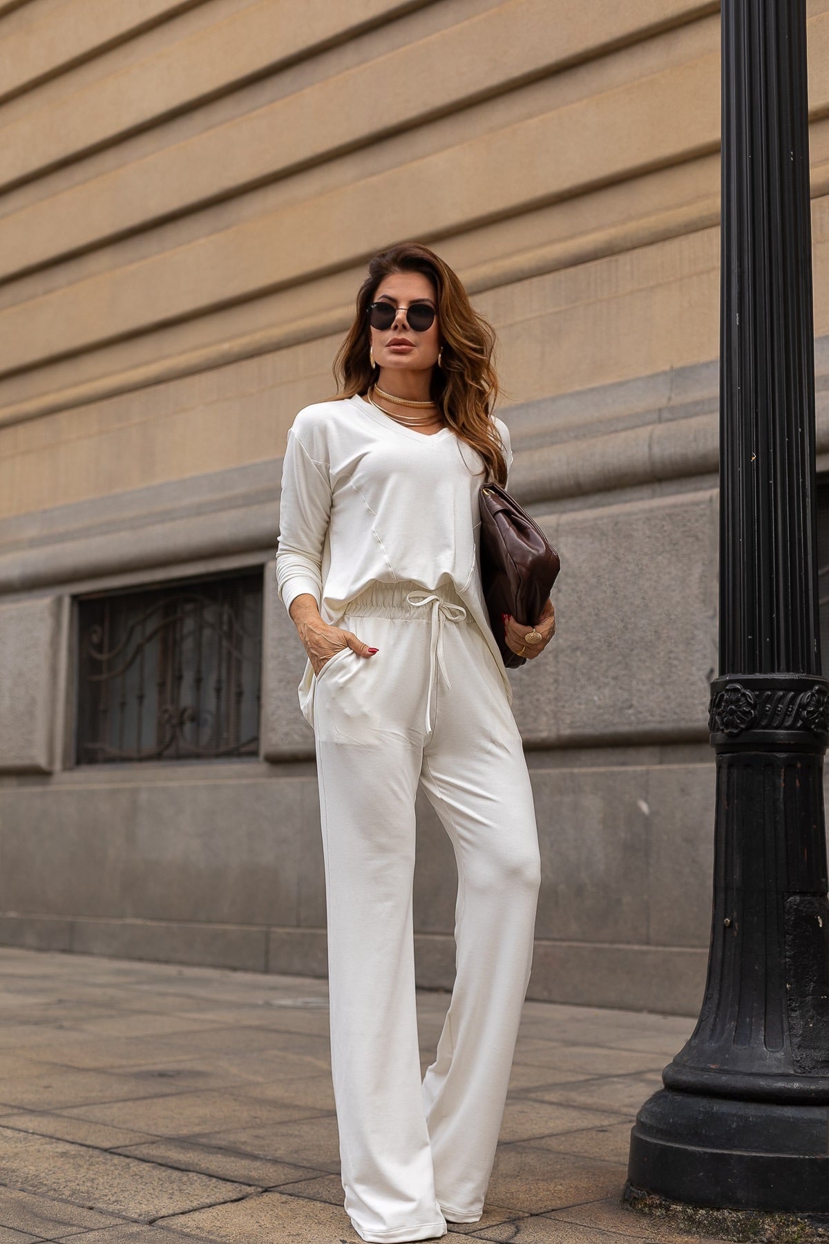 Conjunto Florida - Off White