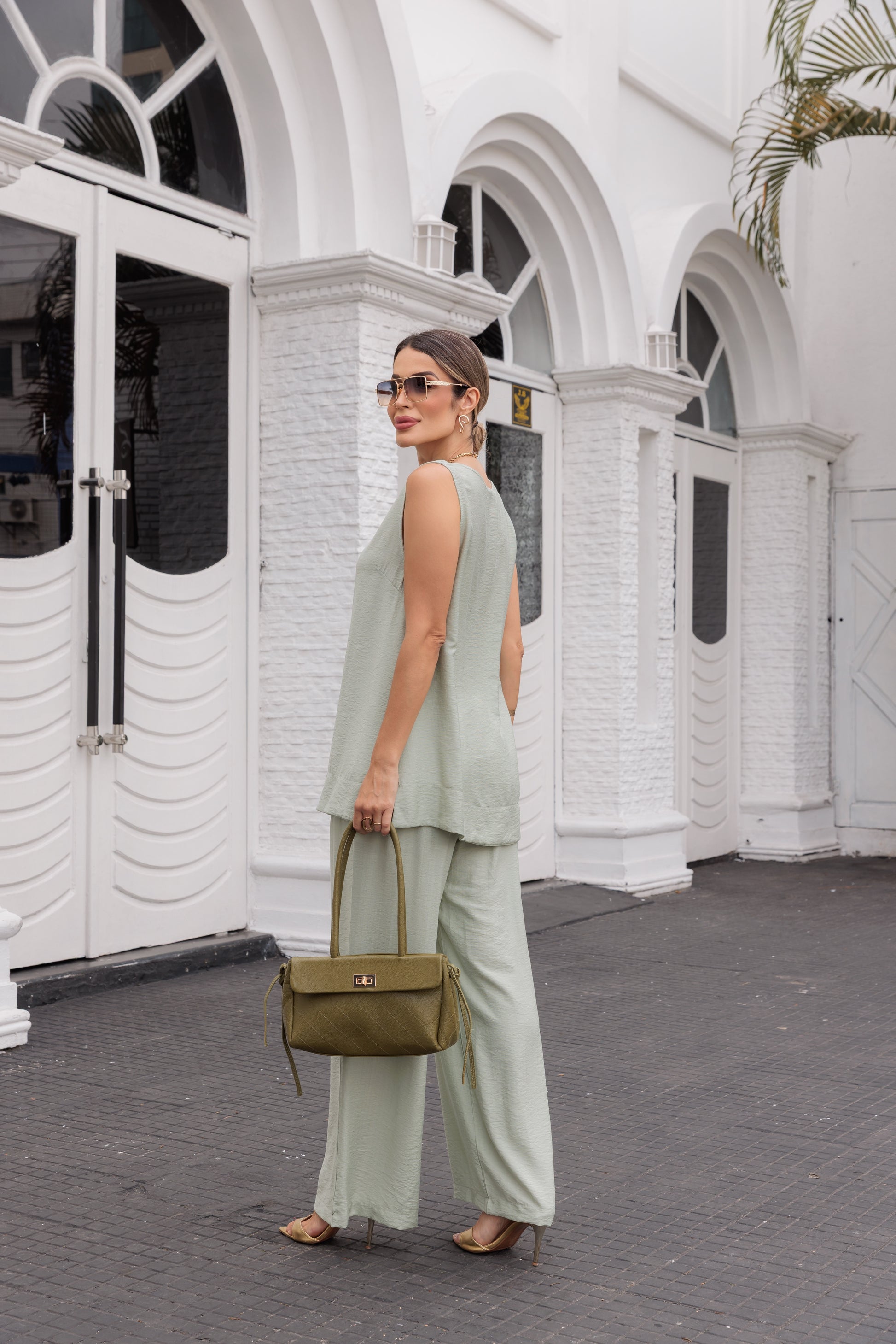 Conjunto Garden - Verde Menta