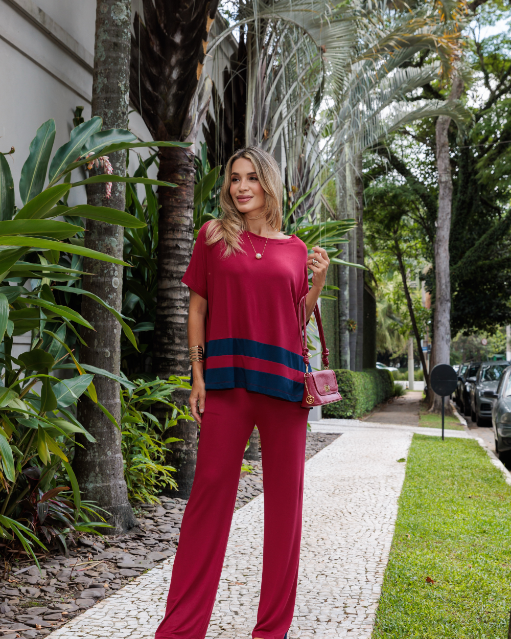 Conjunto Grécia - Vermelho