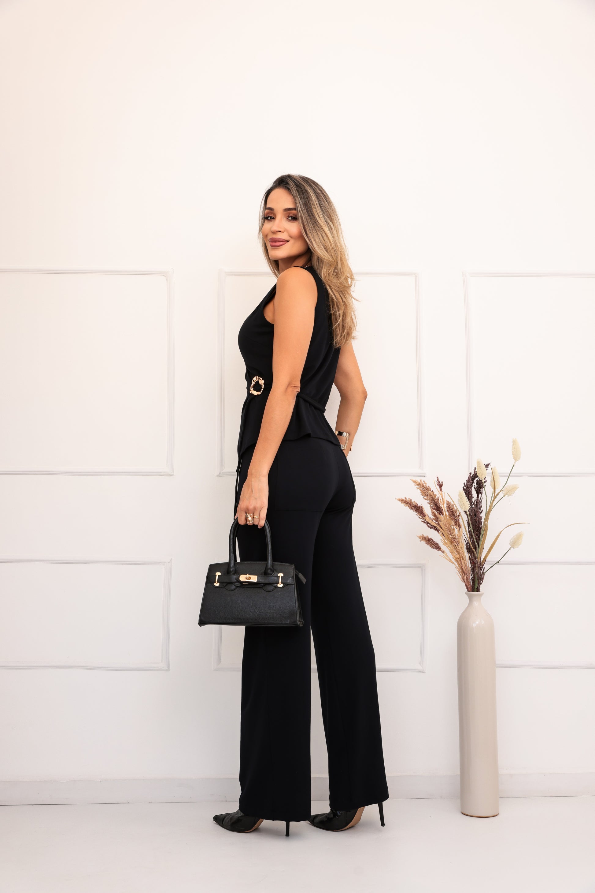 Conjunto Jasmine - Preto