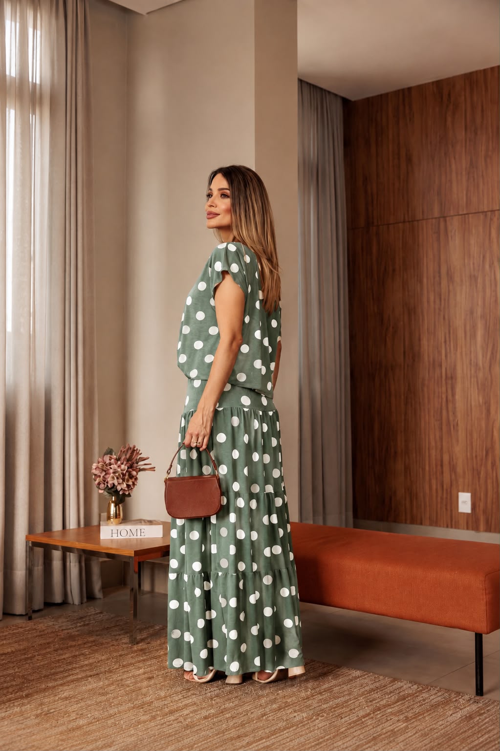 Conjunto Saia Jolie - Verde Oliva