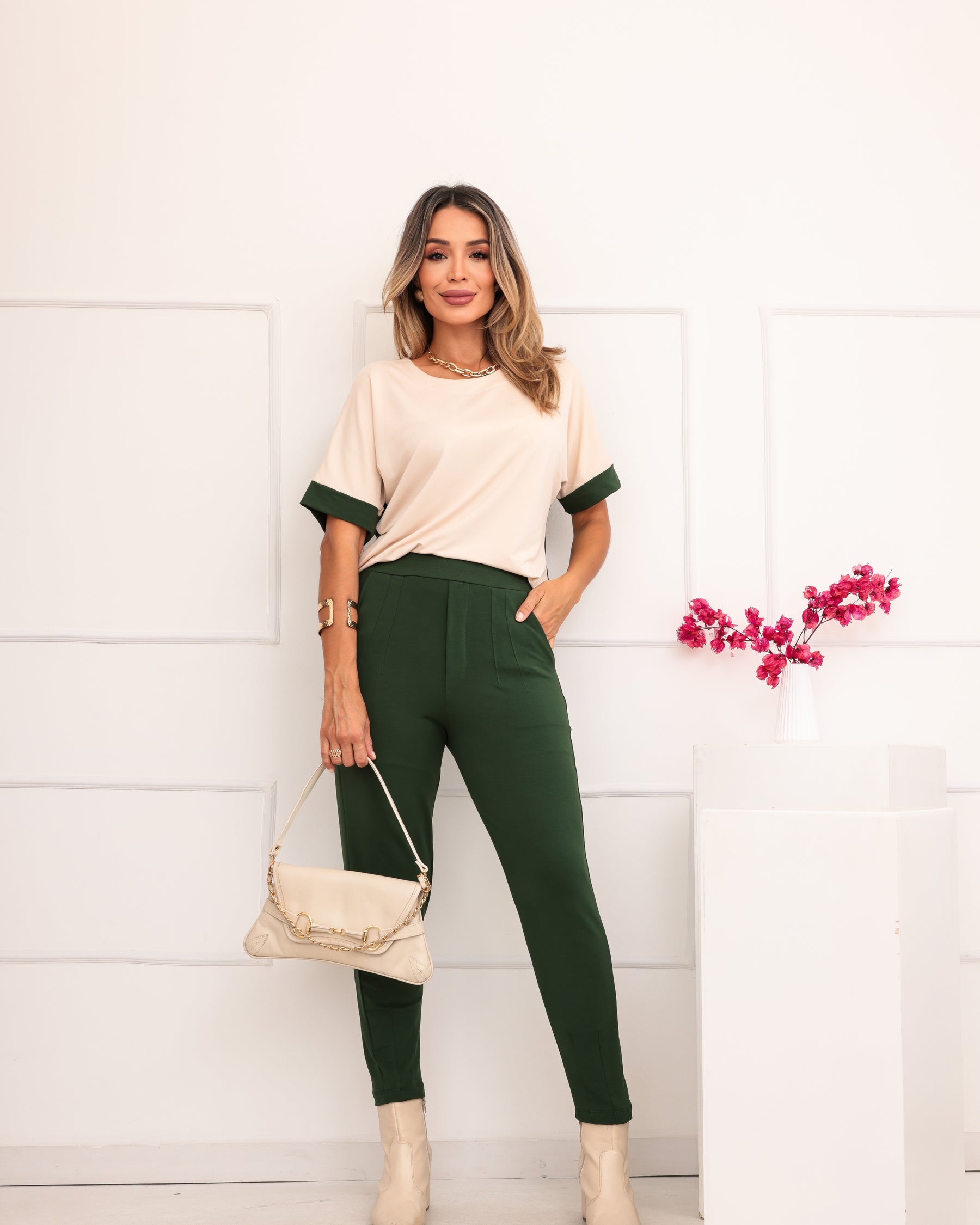 Conjunto Lazúli - Verde Musgo