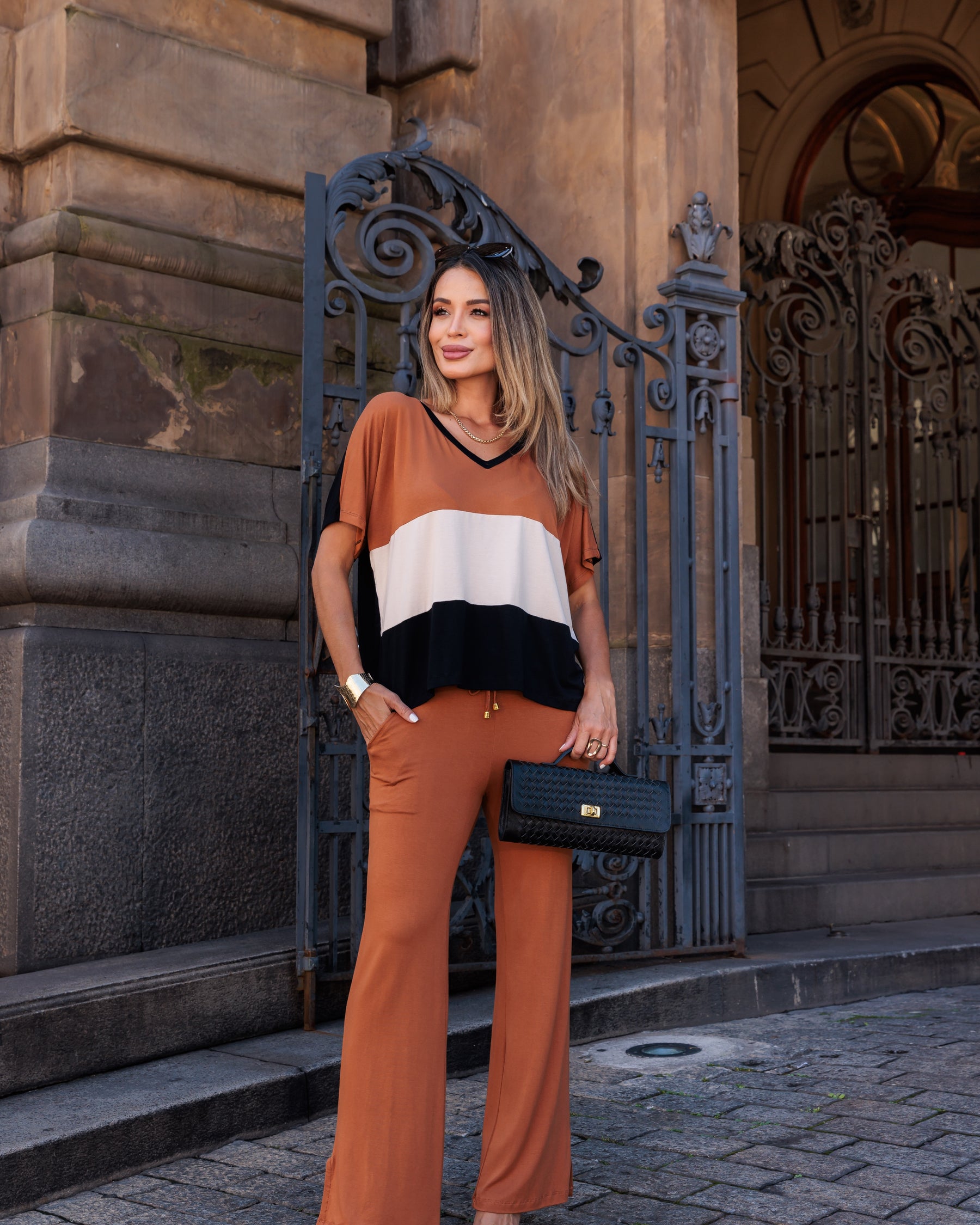 Conjunto Le Ville - Caramelo