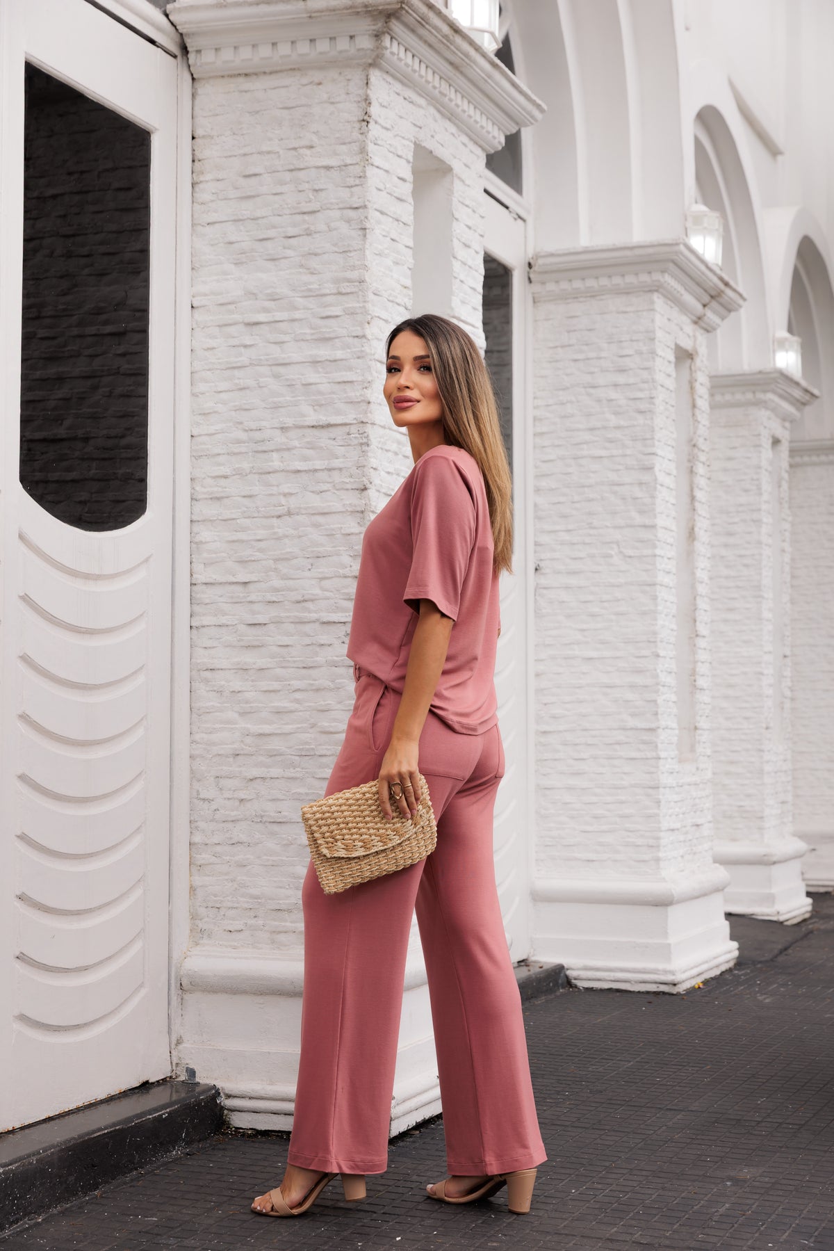Conjunto Lótus - Rosa