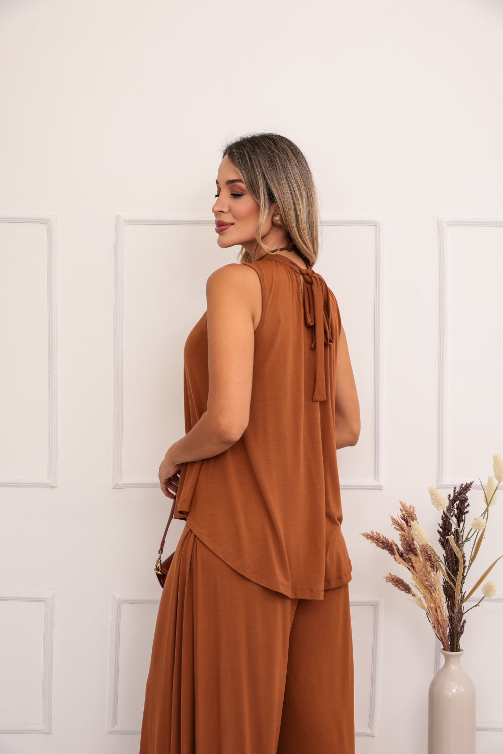 Conjunto Lyra - Caramelo