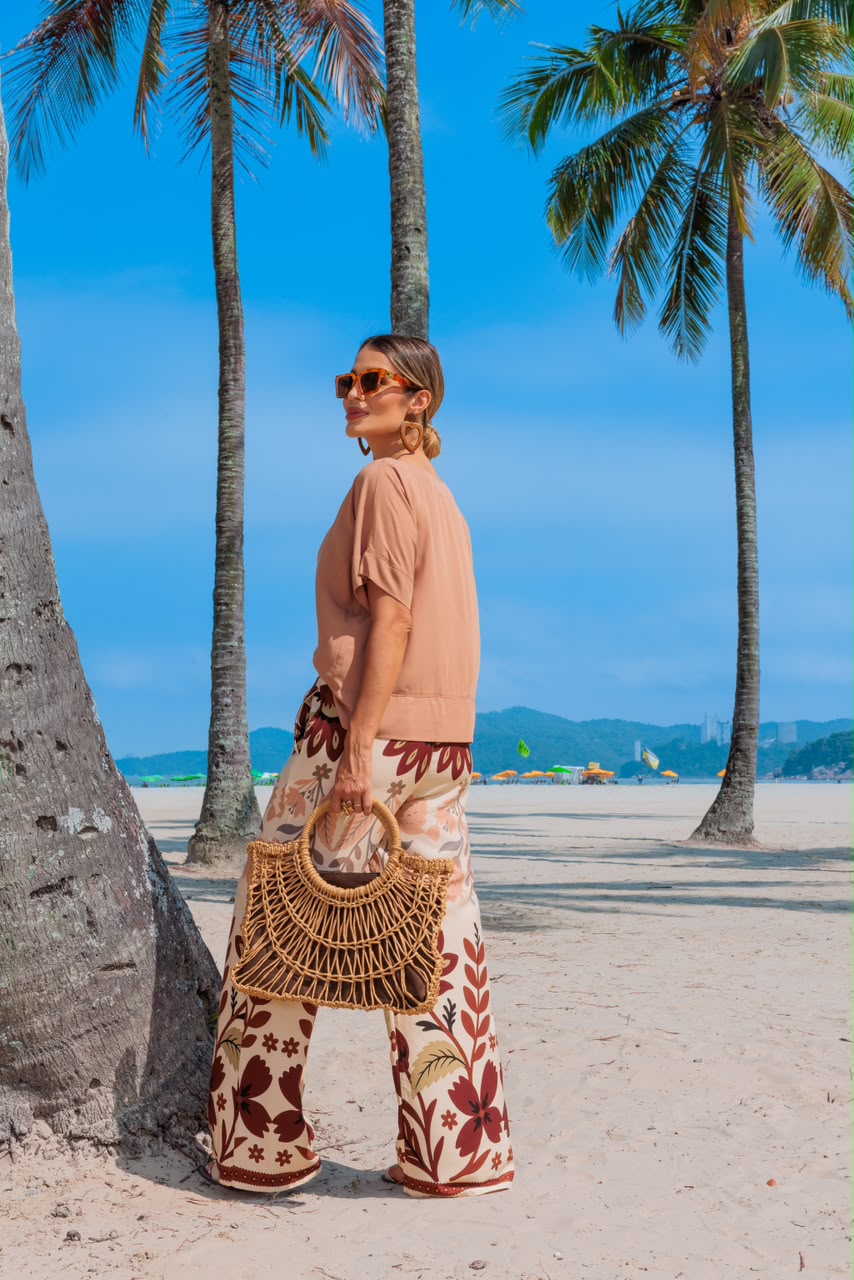 Conjunto Missisipi - Estampado Bordô Queimado
