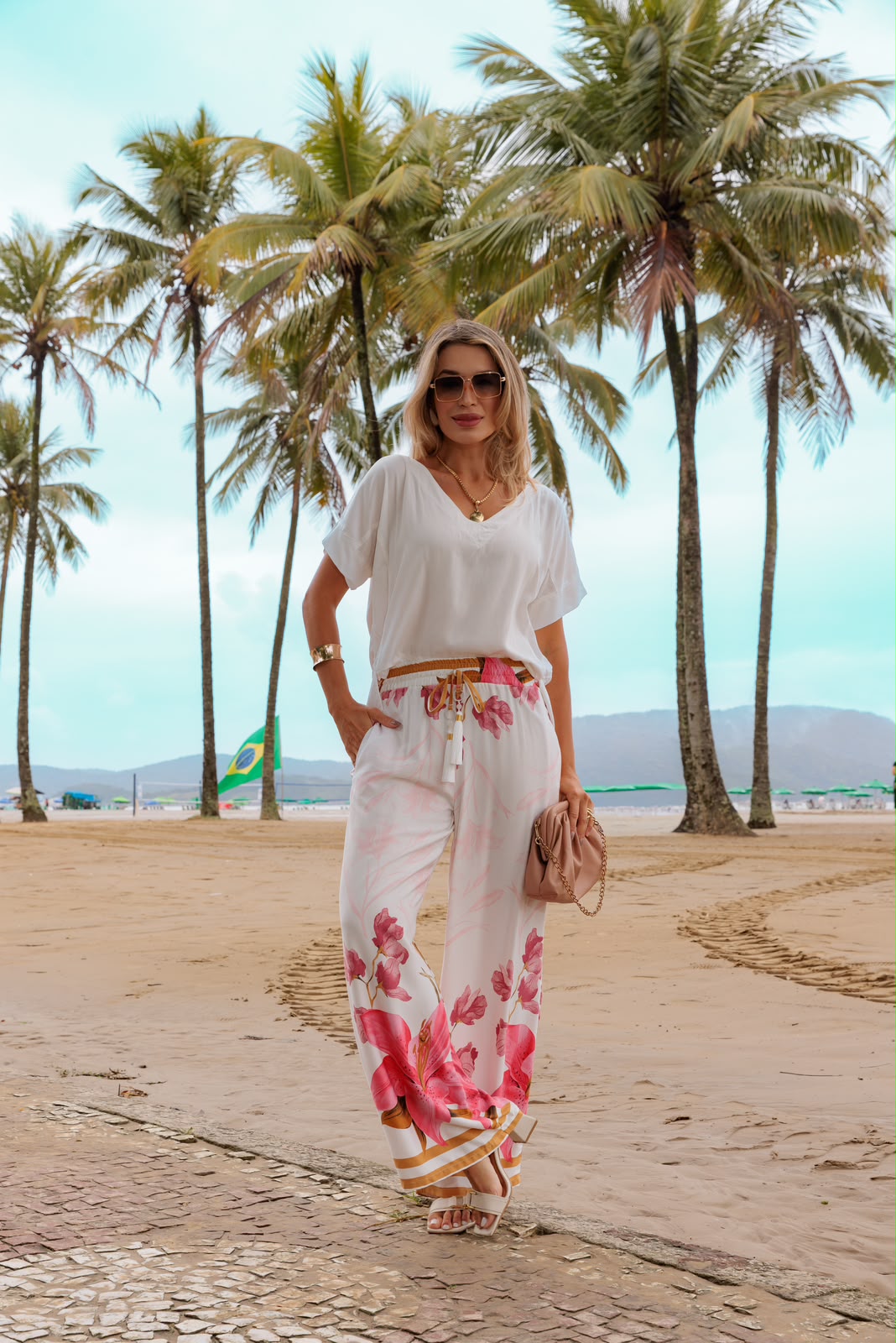 Conjunto Mississipi - Rosa/Off