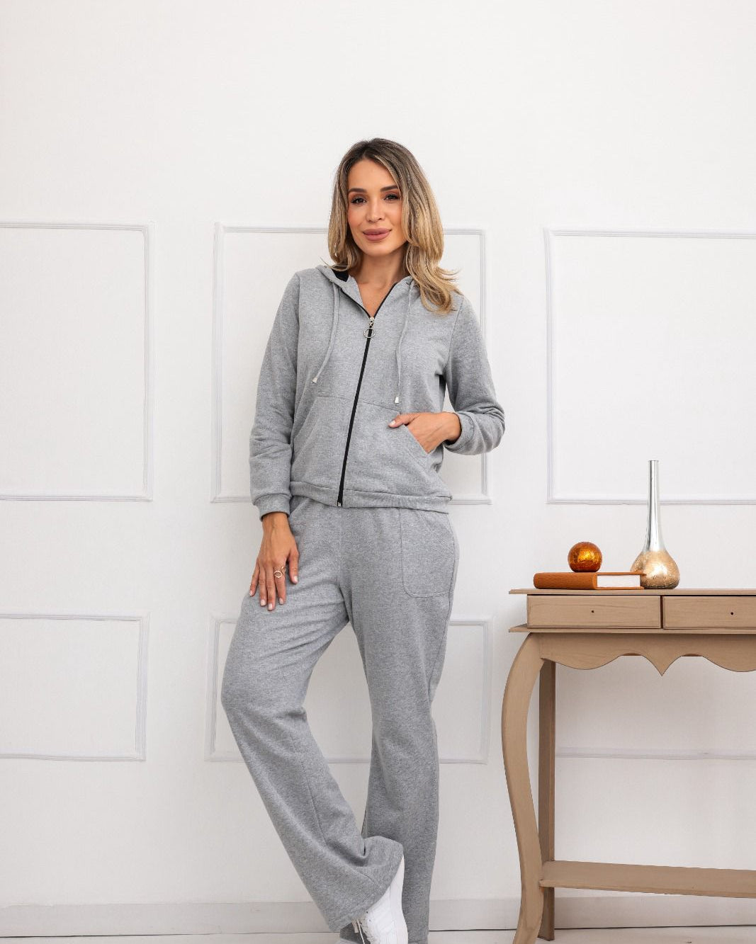 Conjunto Naomi - Cinza