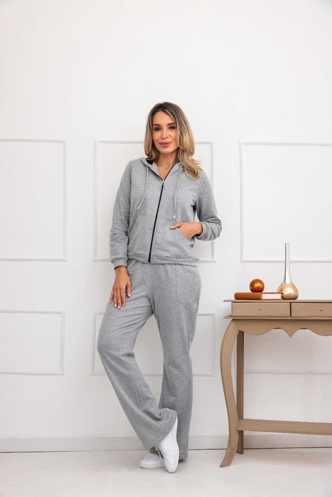 Conjunto Naomi - Cinza