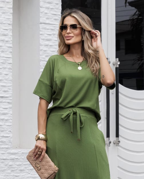 Conjunto New Astúrias - Verde Musgo