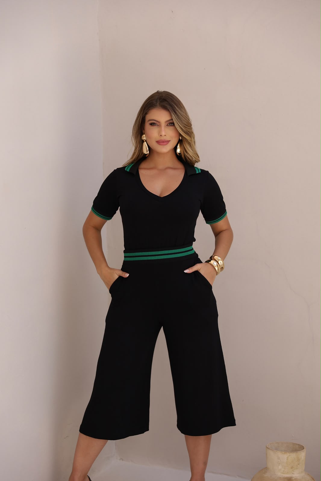 Conjunto Panthacour Avelar - Preto